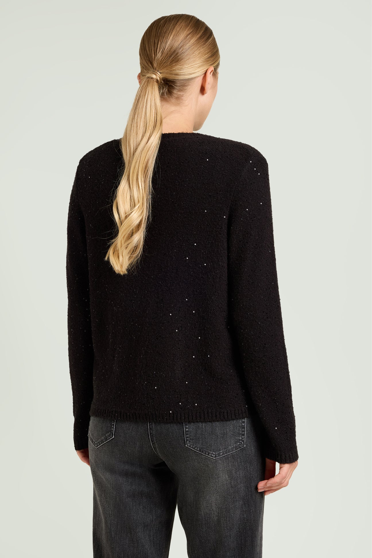 GIACCA IN MAGLIA FULL PAILLETTES