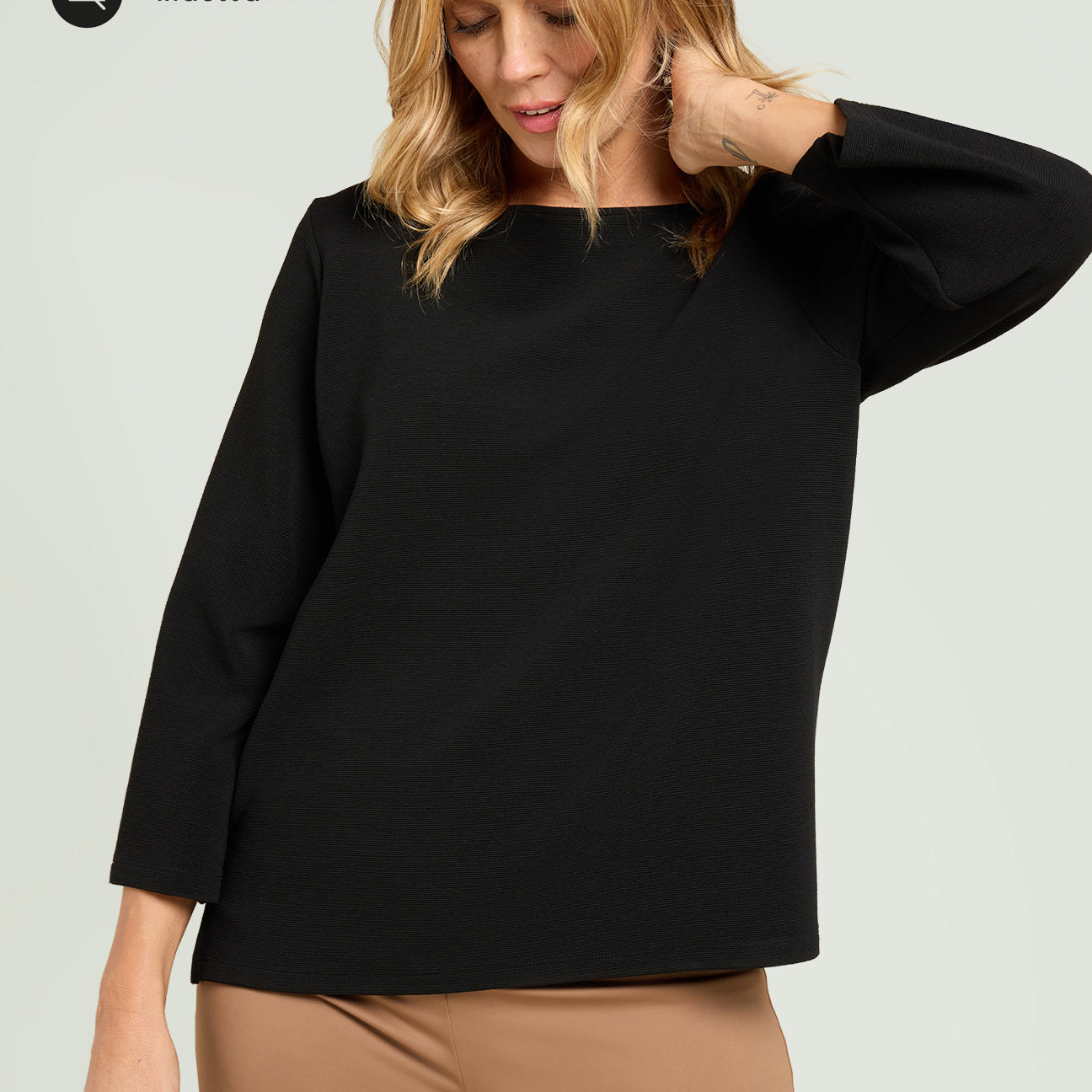 FELPA IN JERSEY OTTOMAN