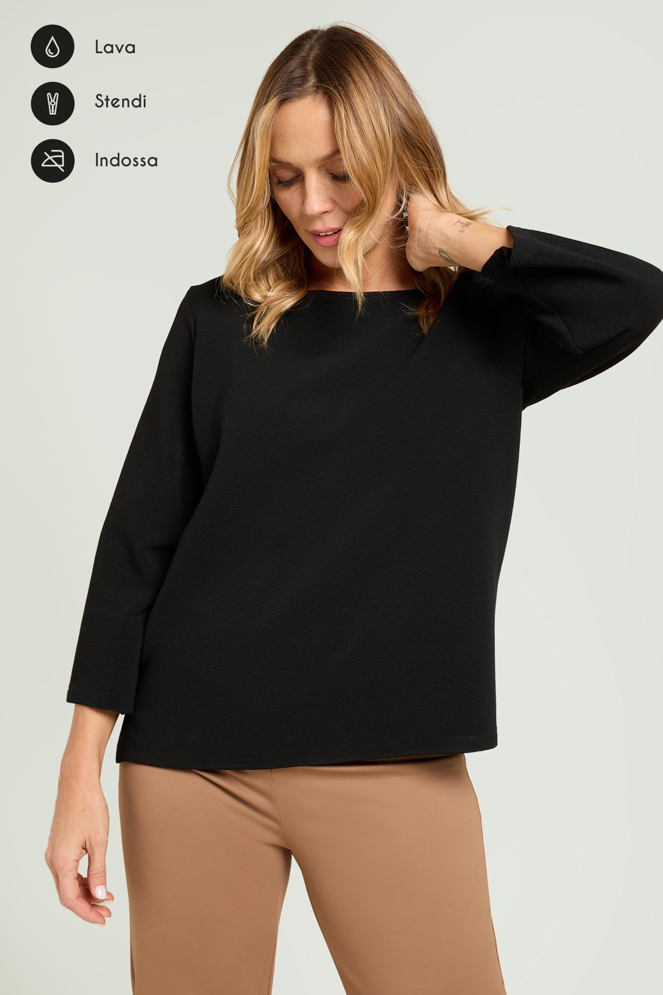 FELPA IN JERSEY OTTOMAN