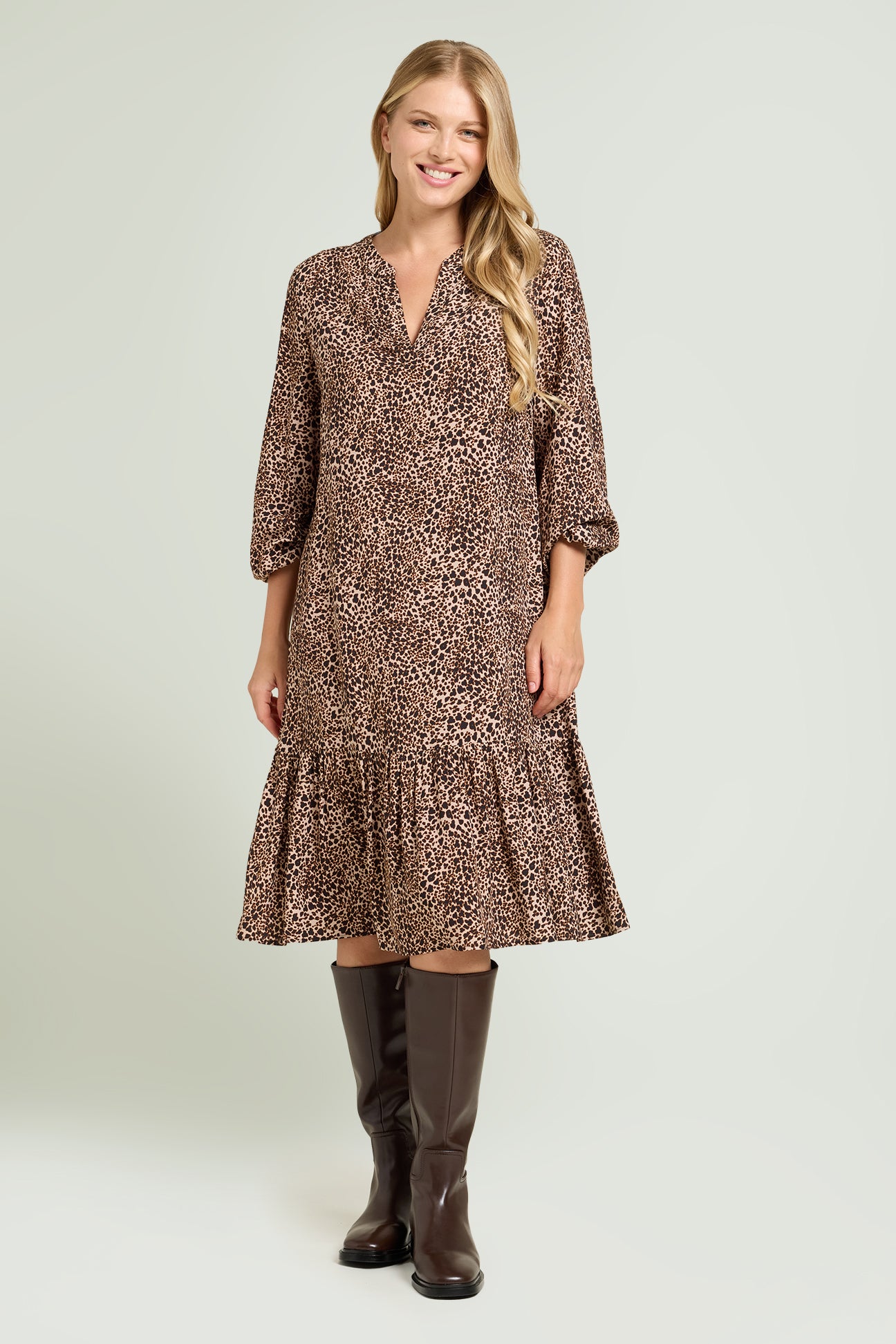 ABITO CON STAMPA ANIMALIER