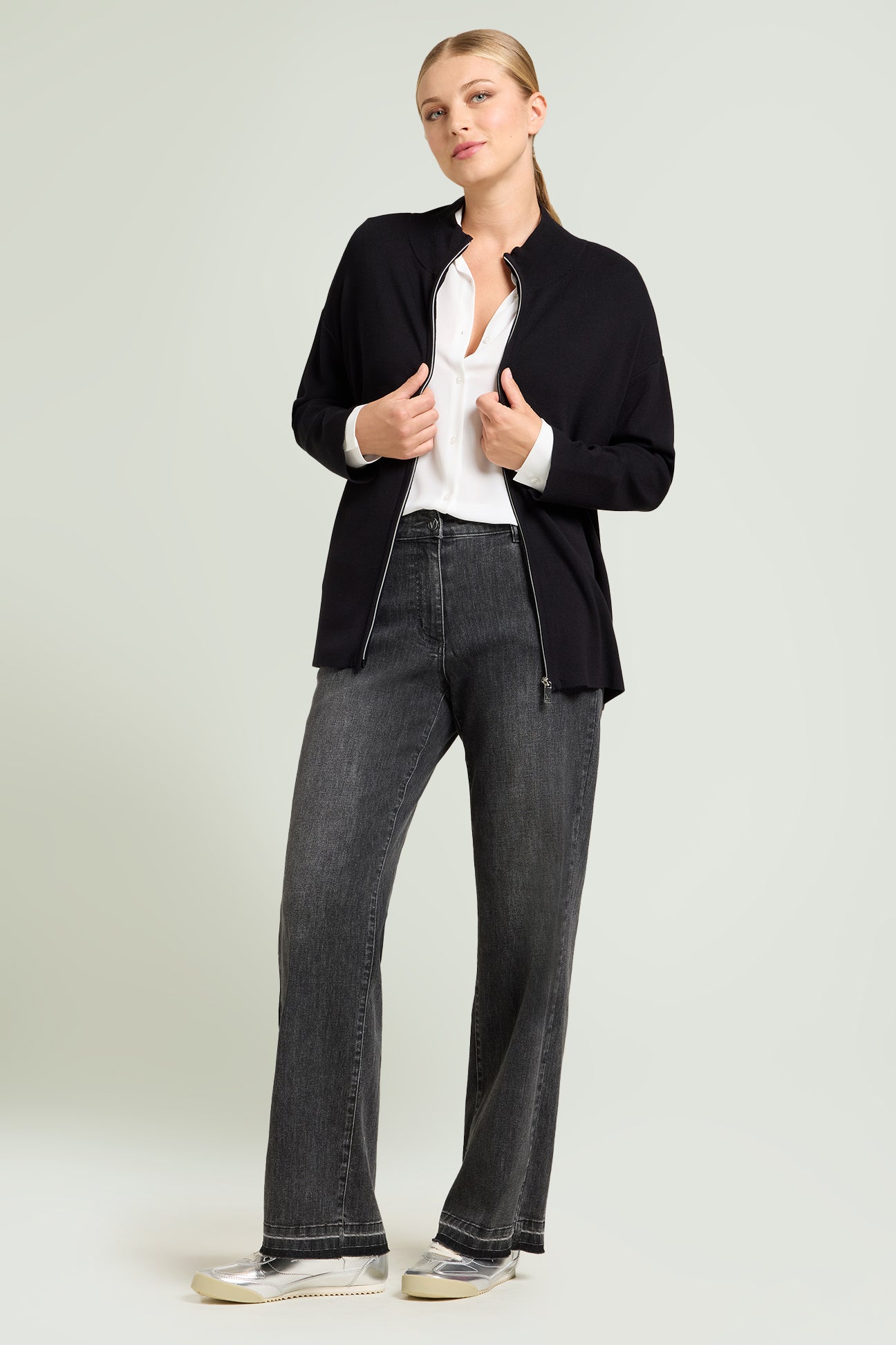 GIACCA IN MAGLIA CON ZIP