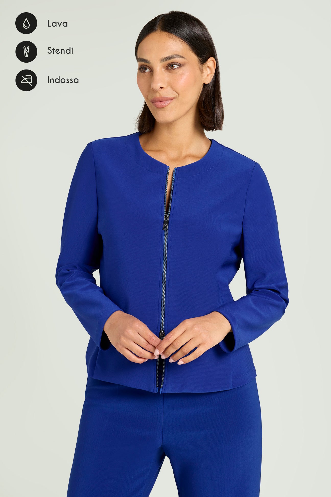 GIACCA IN COMPATTO STRETCH