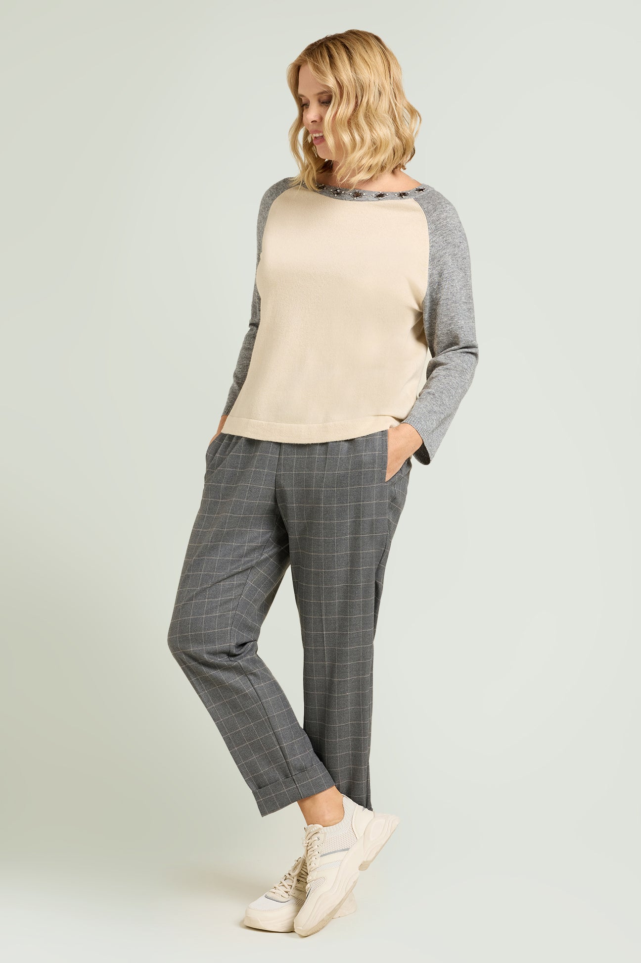 PANTALONI PULL-ON CHECK