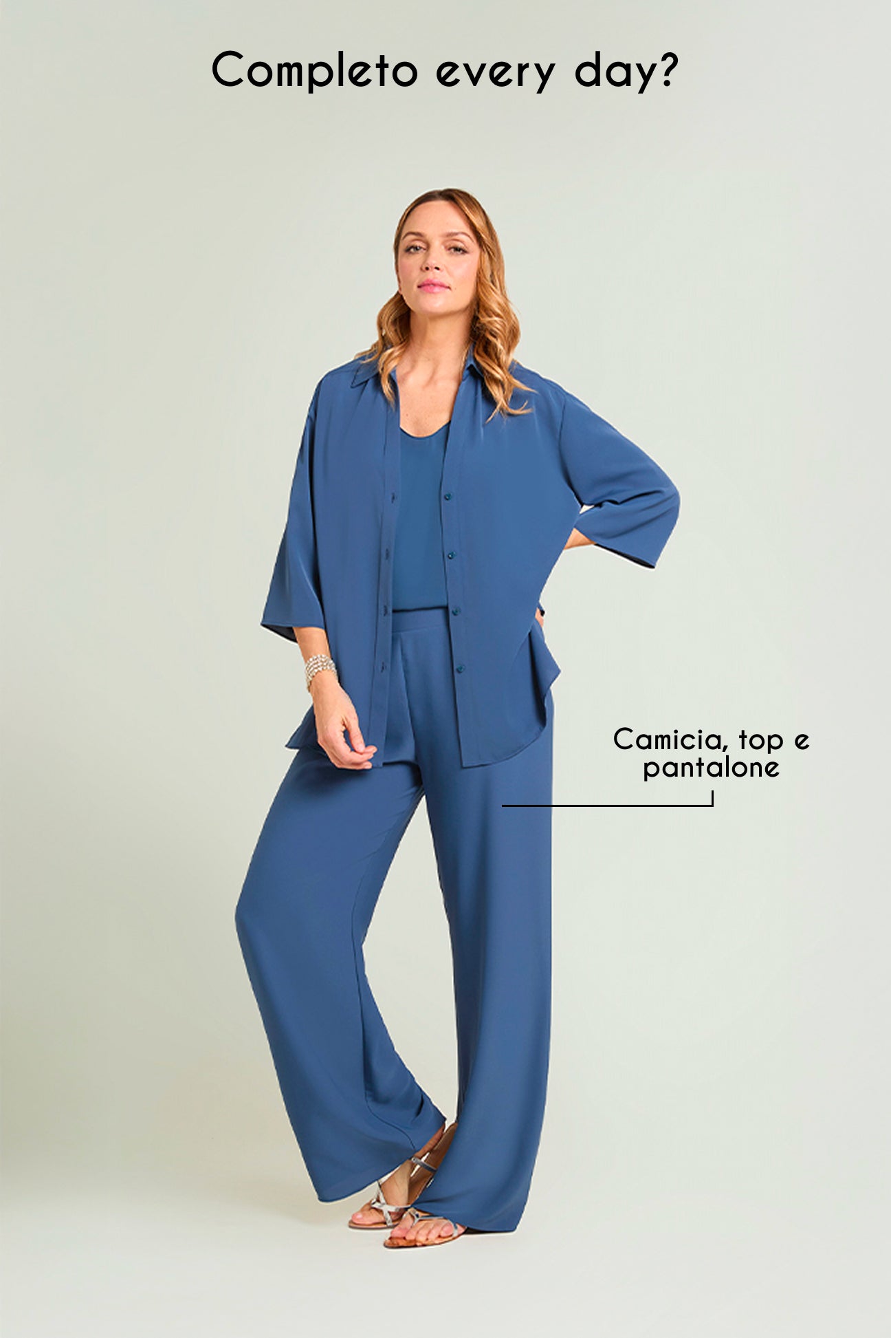 TOP IN TESSUTO FLUIDO SILKY TOUCH
