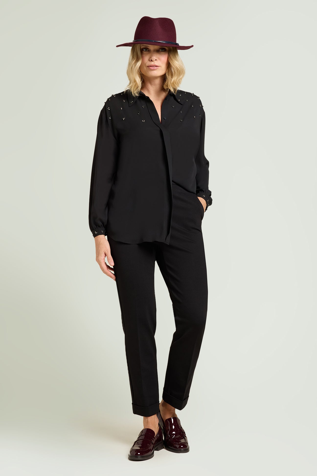 PANTALONI PULL-ON CHINOS IN PUNTO MILANO