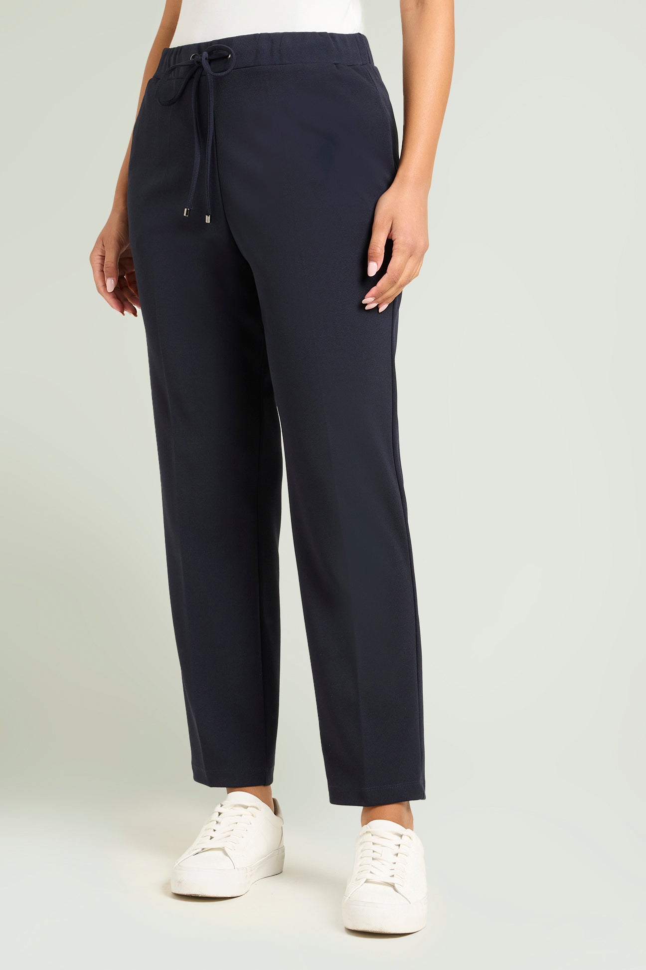PANTALONI PULL-ON JOGGER IN SCUBA CREPE