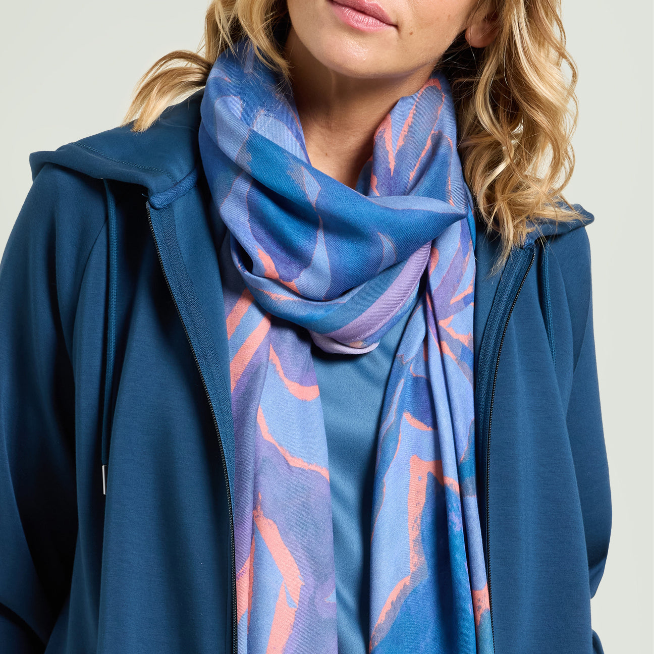 SCIARPA FOULARD STAMPATA