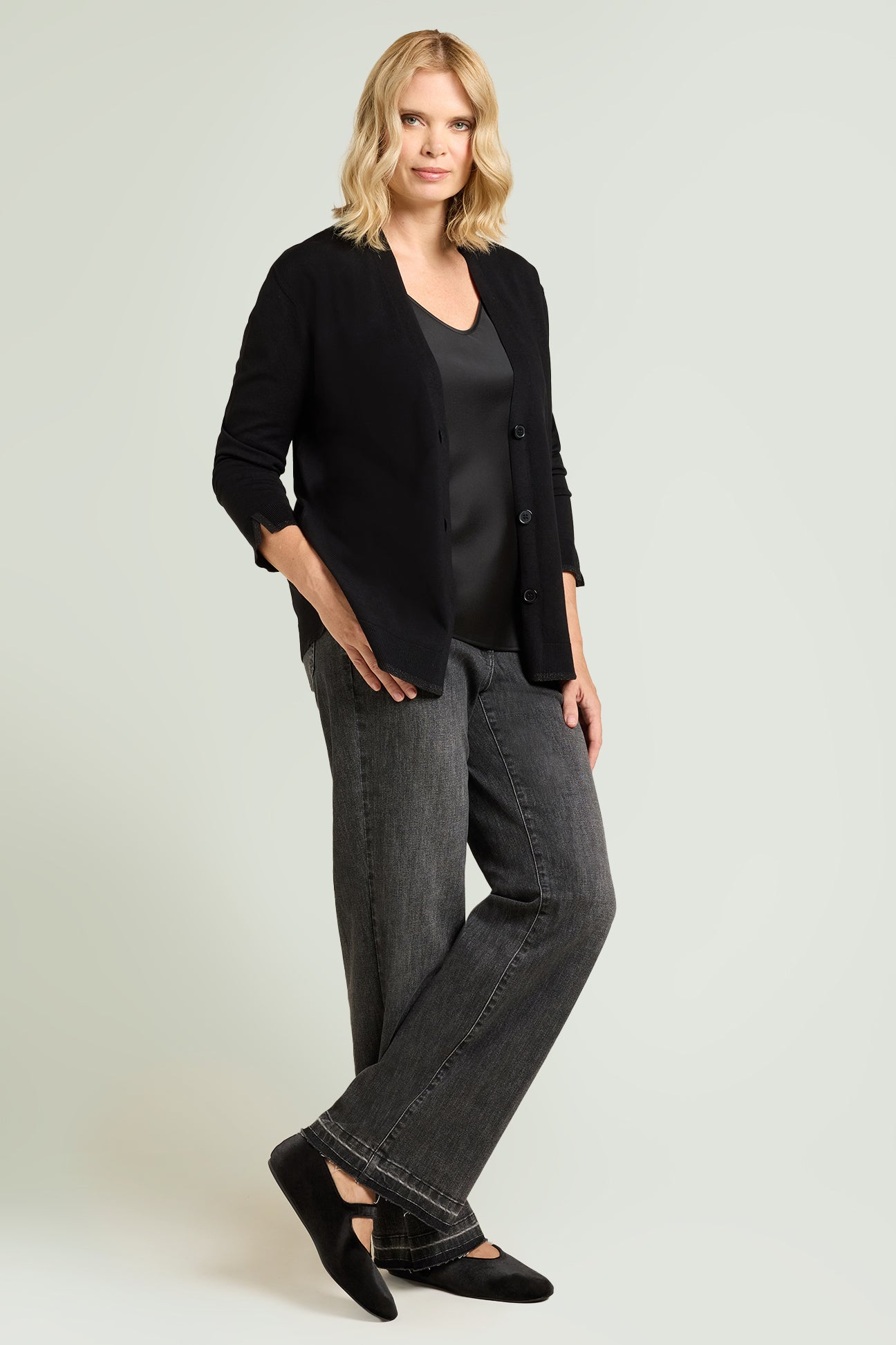 CARDIGAN IN VISCOSA COMFORT