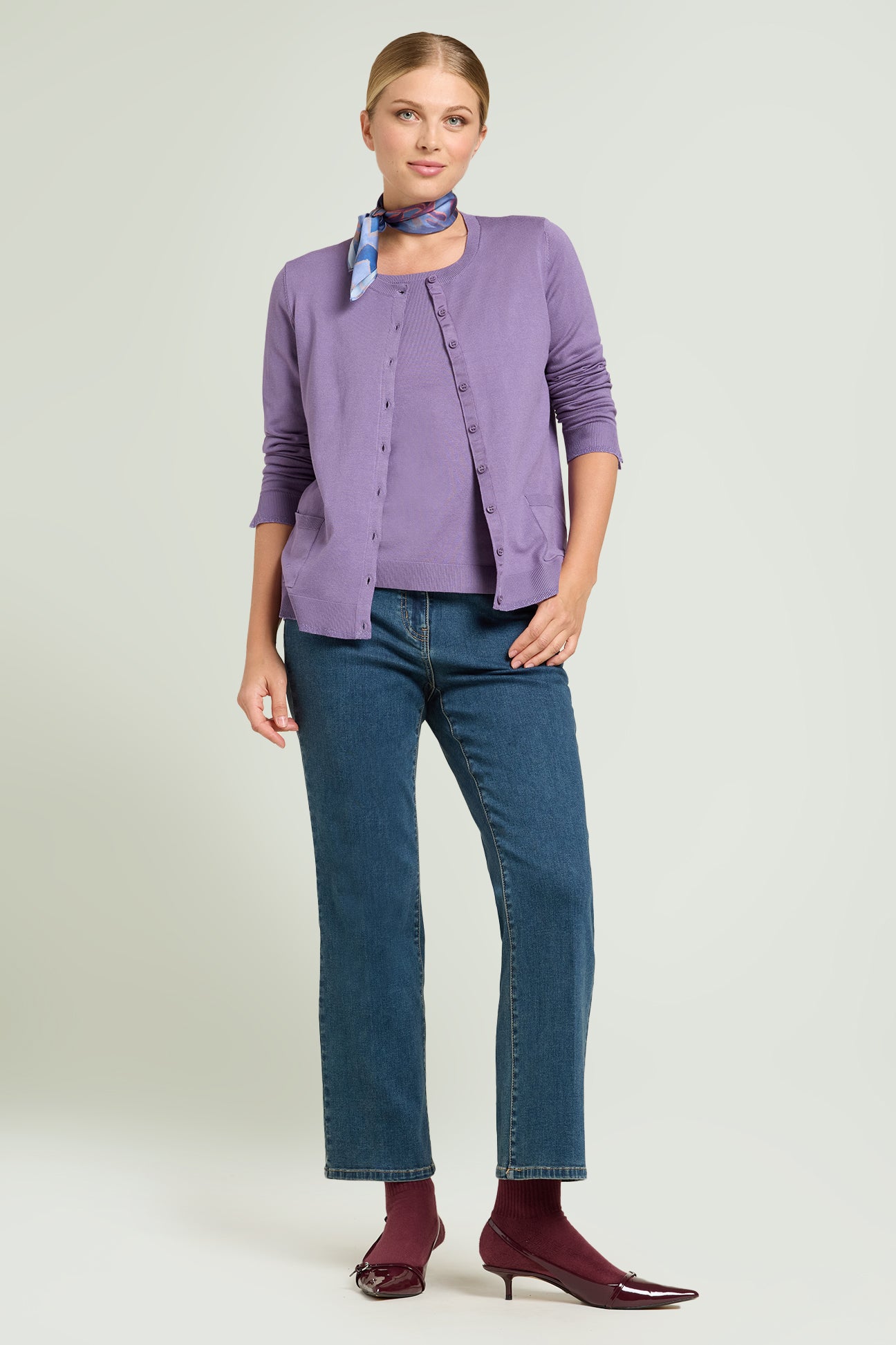 CARDIGAN REBECCA IN VISCOSA COMFORT