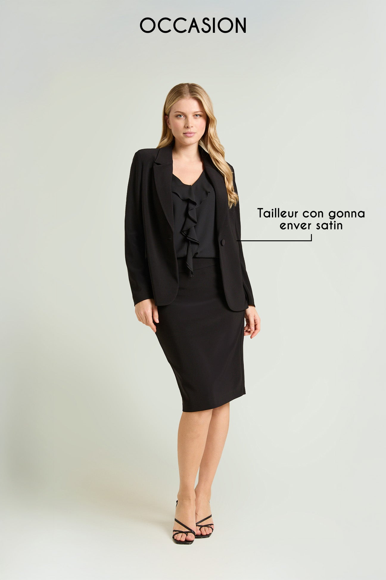 BLUSA CON VOLANT