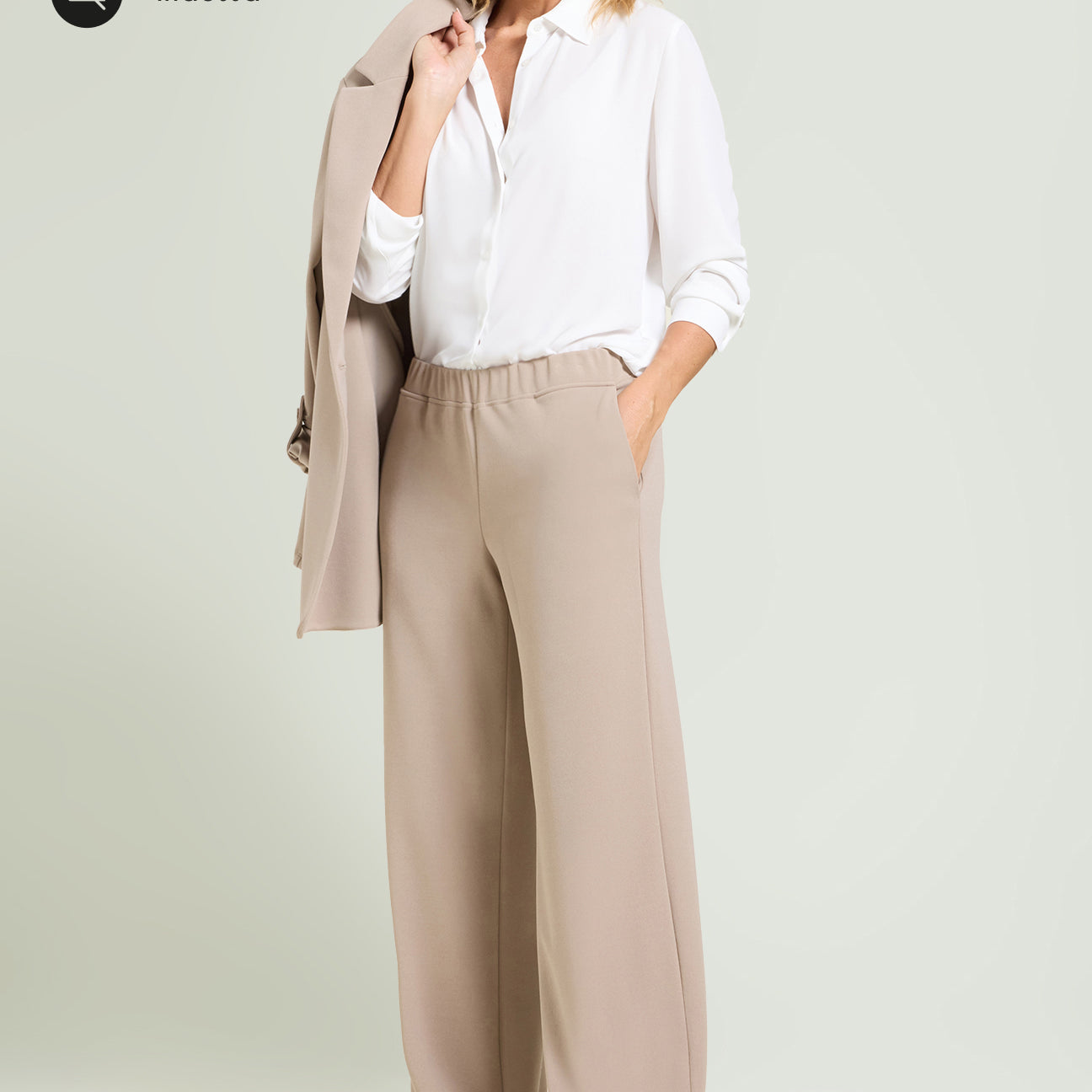 PANTALONI PULL-ON AMPI IN SCUBA CREPE