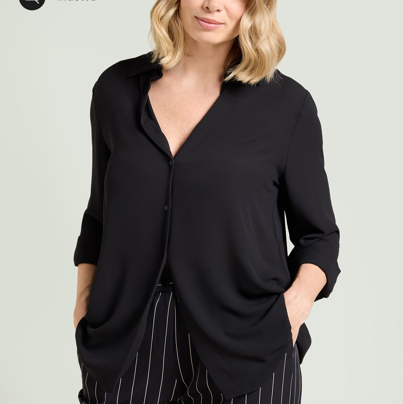 CAMICIA IN DOPPIA GEORGETTE