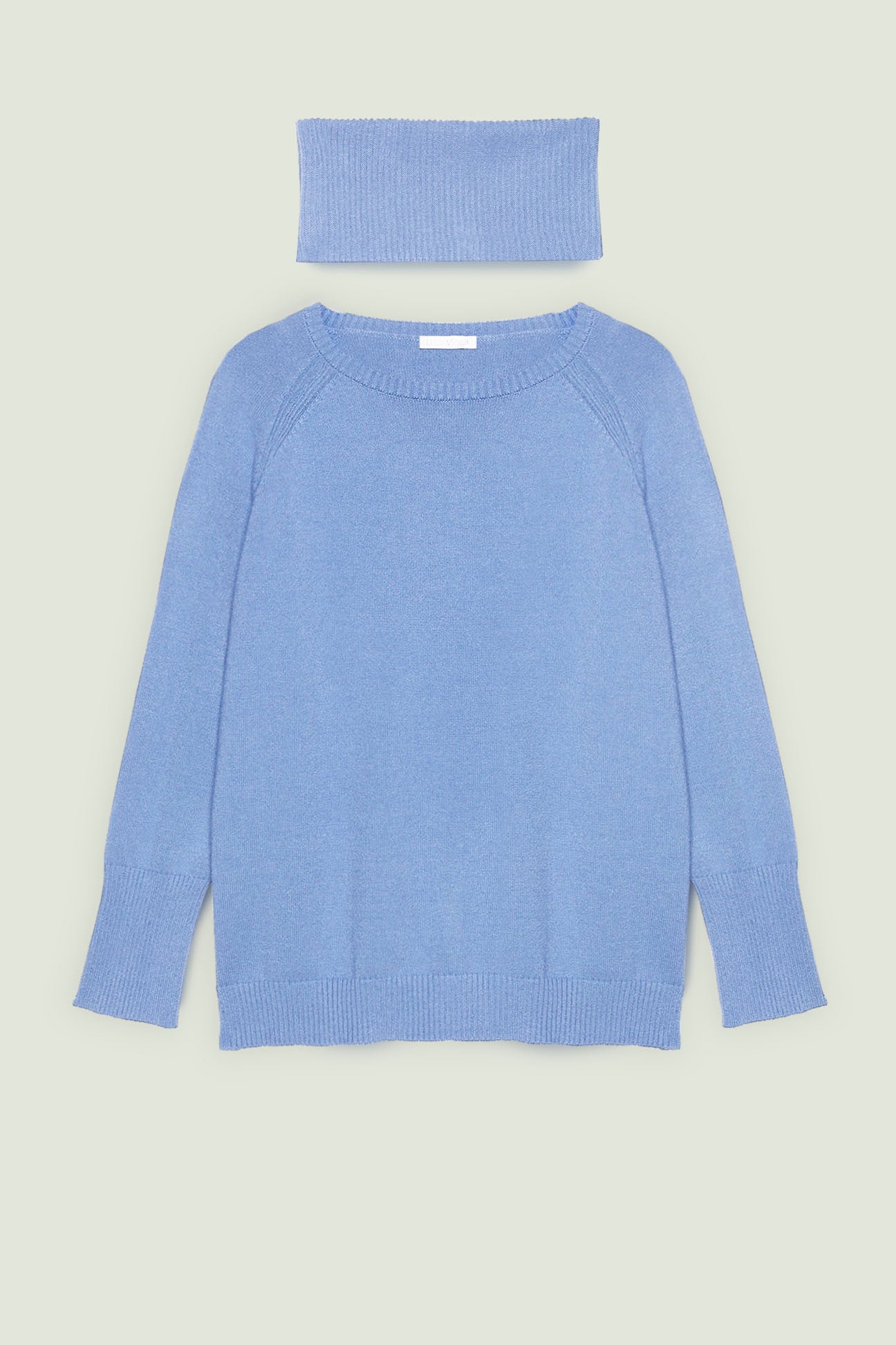 MAGLIA WINTER TOUCH CON COLLO STACCABILE