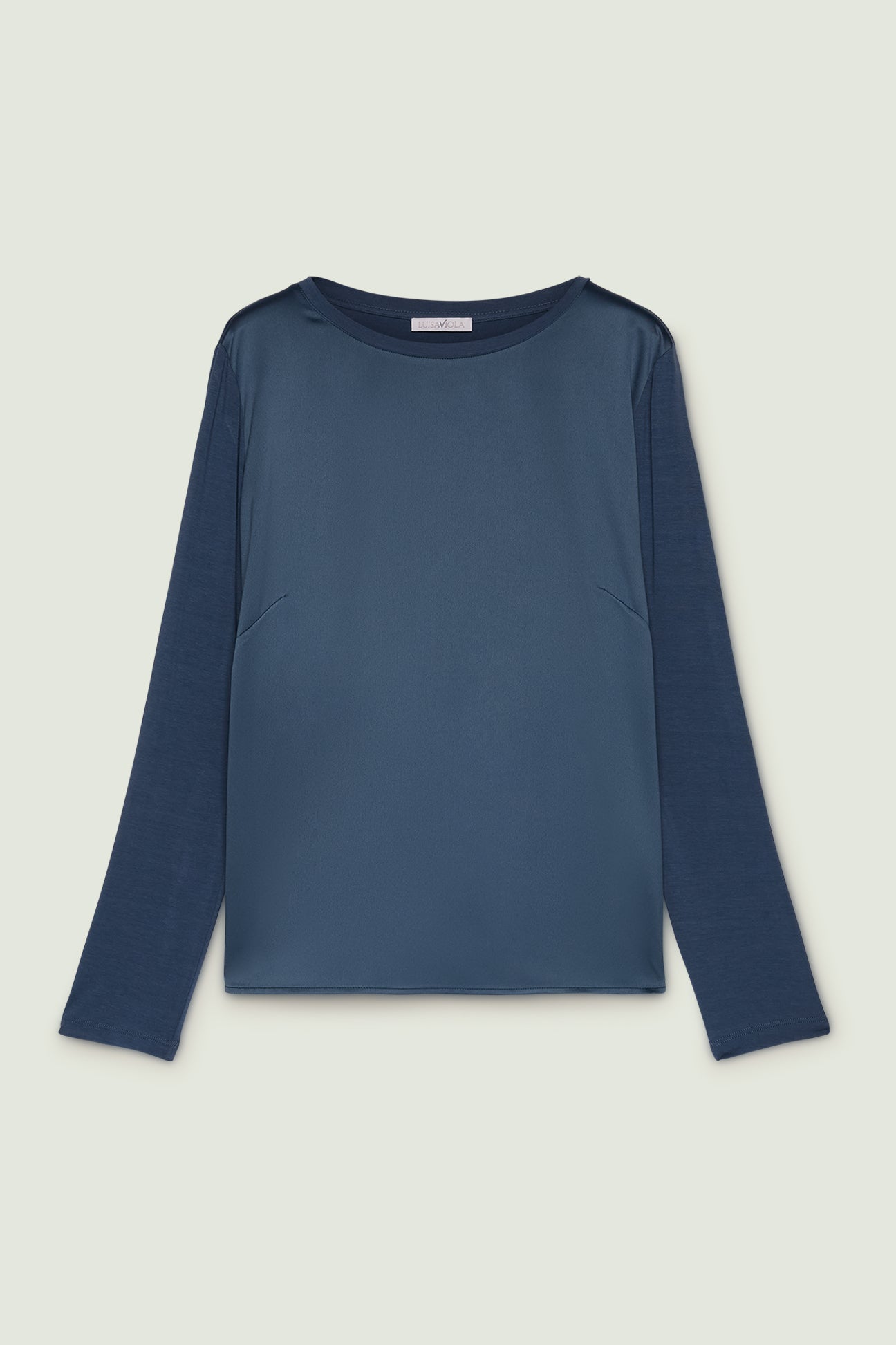 T-SHIRT IN RASO E JERSEY