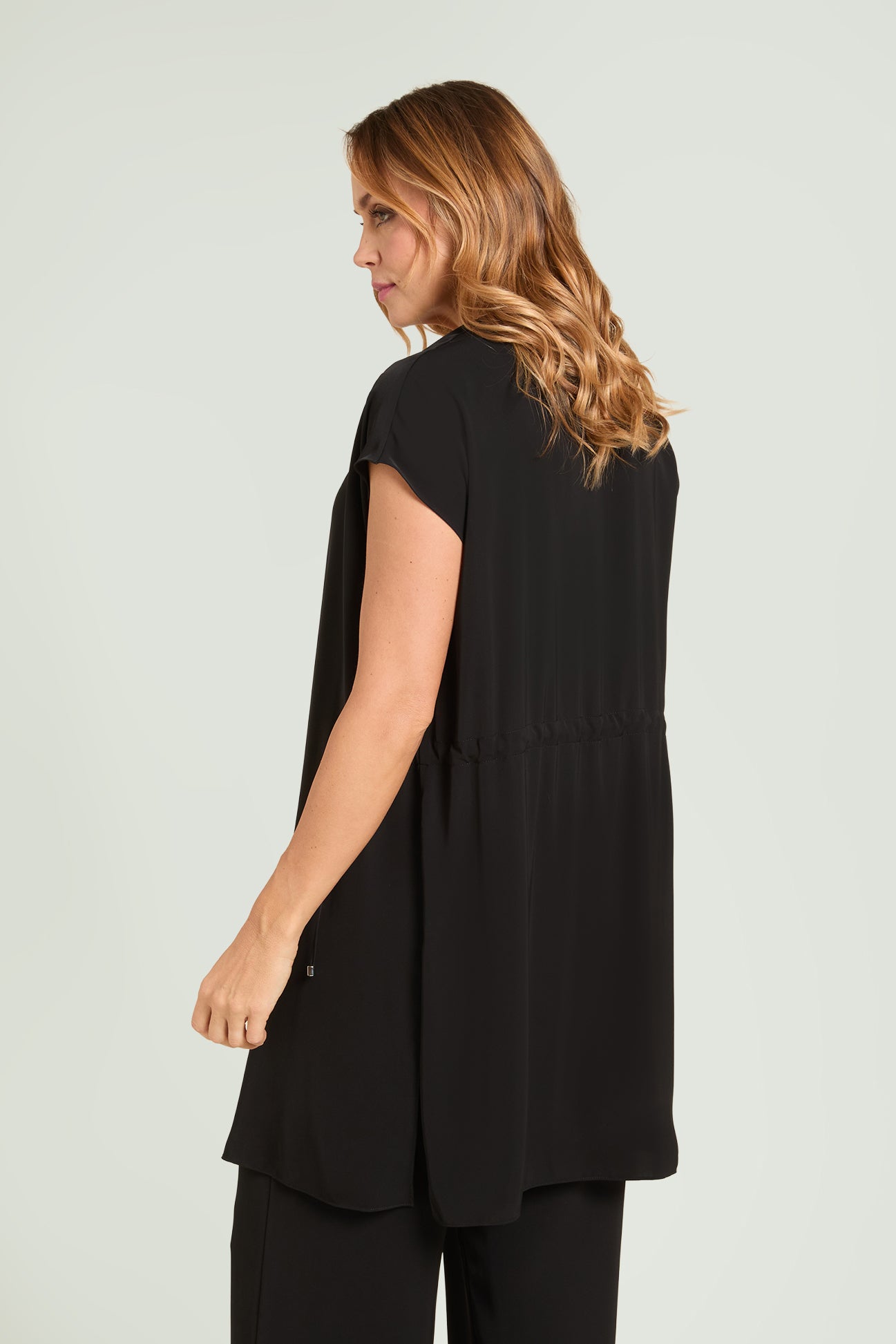 GILET IN TESSUTO FLUIDO SILKY TOUCH