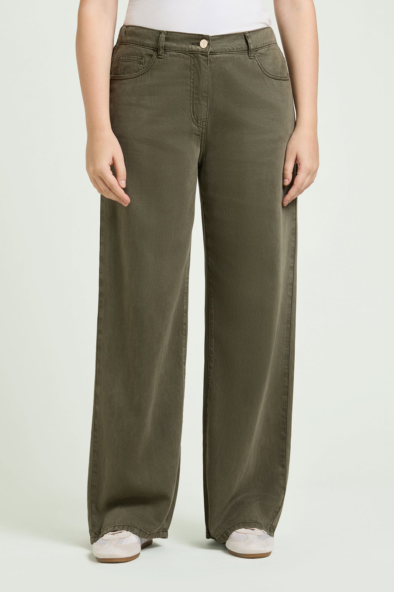 PANTALONI 5 TASCHE WIDE LEG