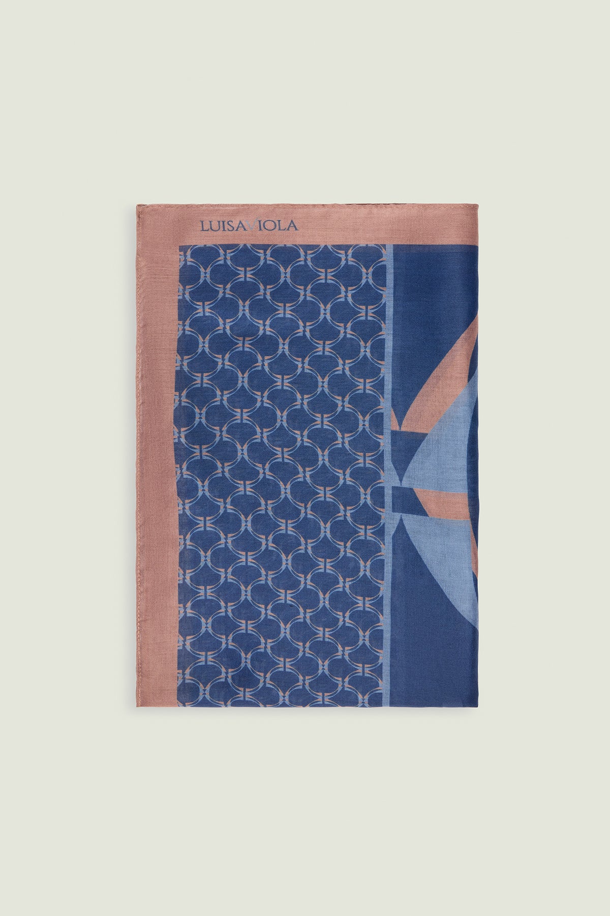 SCIARPA-FOULARD CON STAMPA DECO'