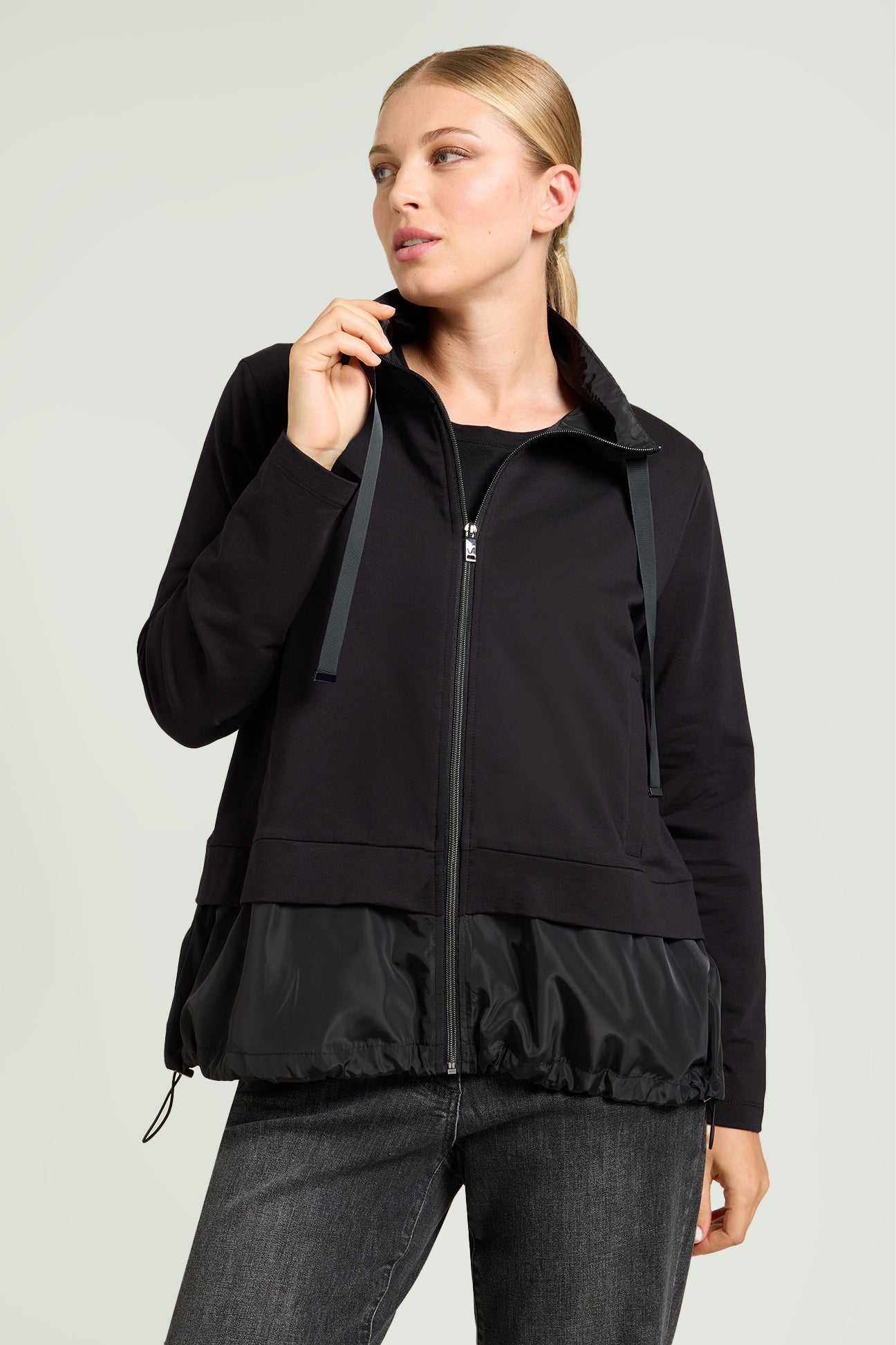 CABAN IN FELPA E NYLON