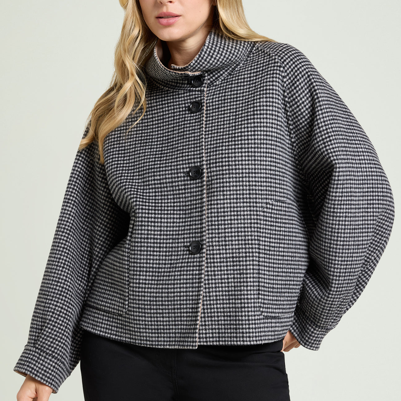 GIACCA DOUBLE PIED-DE-POULE