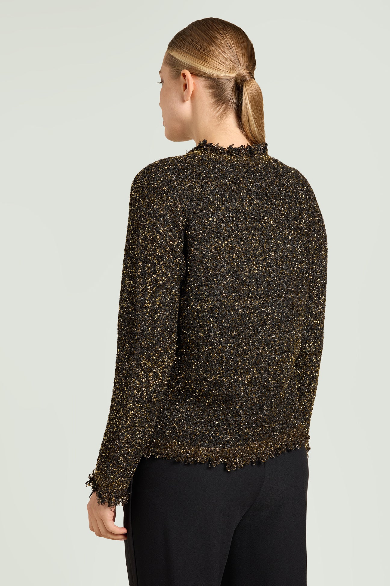 GIACCA IN MAGLIA LUREX BOUCLE'