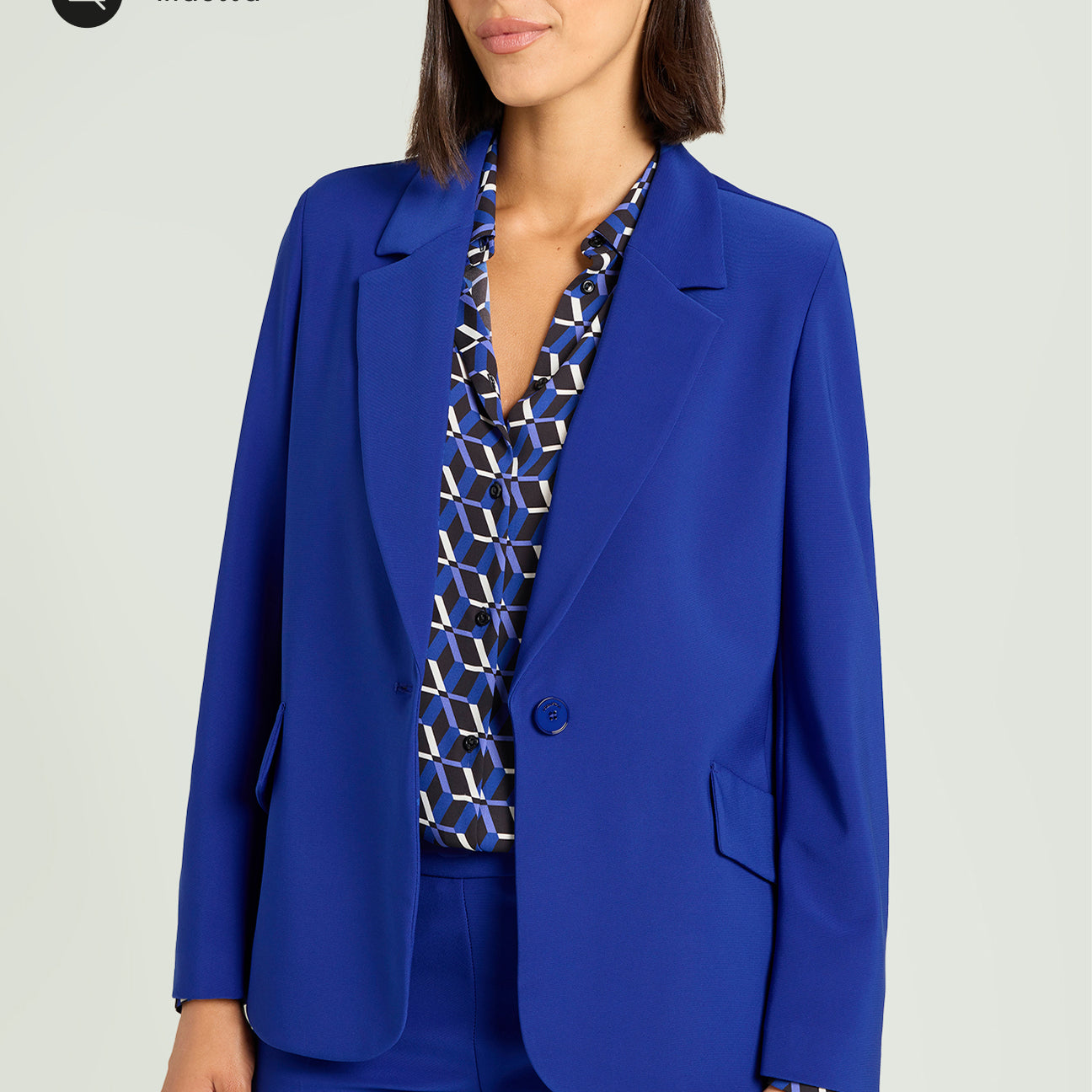 BLAZER IN COMPATTO STRETCH