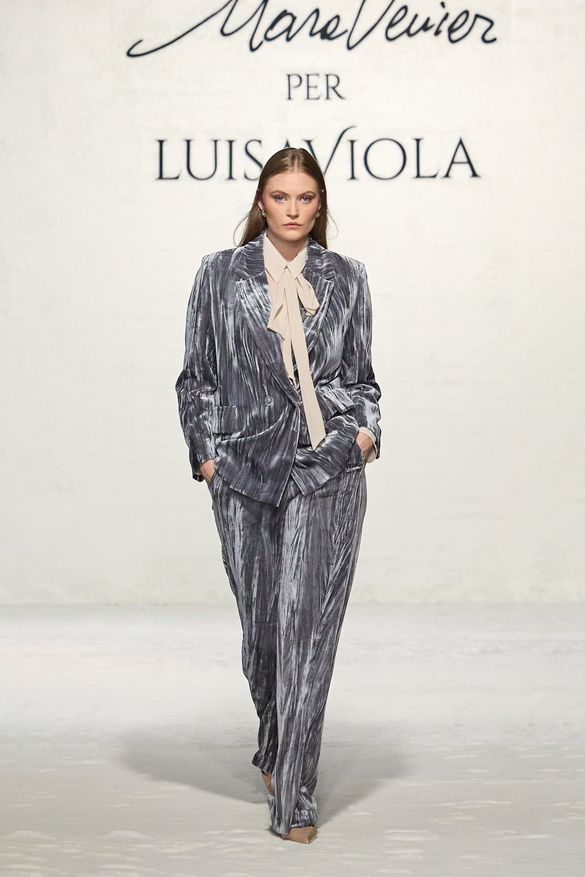 BLAZER IN VELLUTO FROISSE'