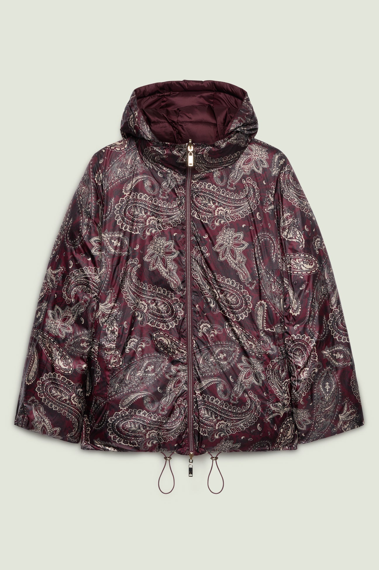PIUMINO REVERSIBILE CON STAMPA PAISLEY