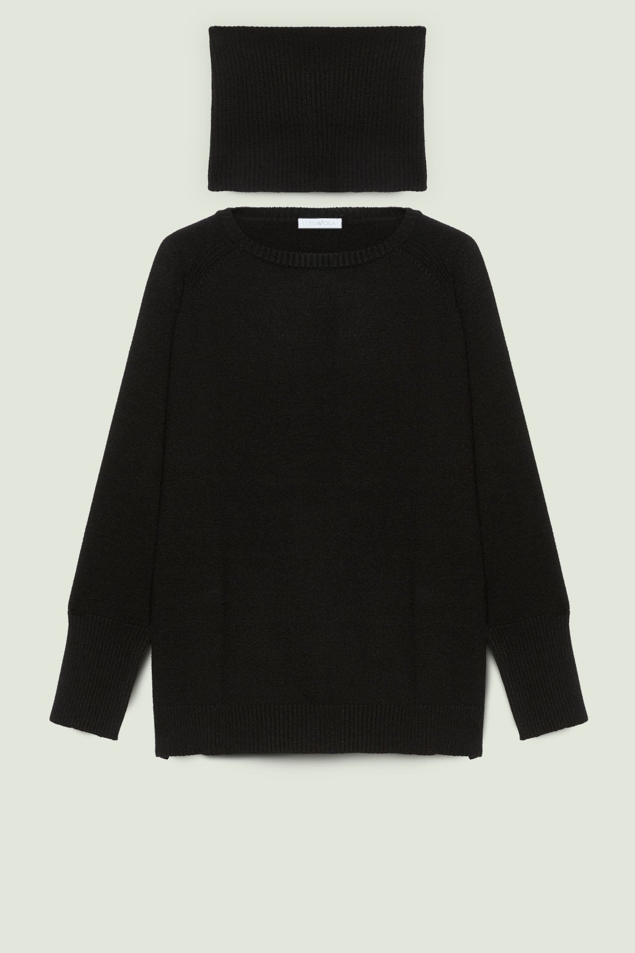 MAGLIA WINTER TOUCH CON COLLO STACCABILE