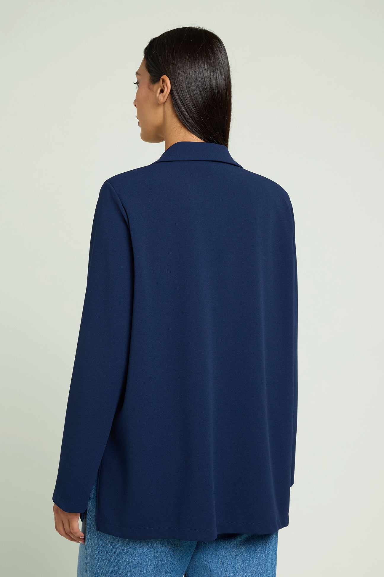 GIACCA INFORMALE IN SCUBA TWILL