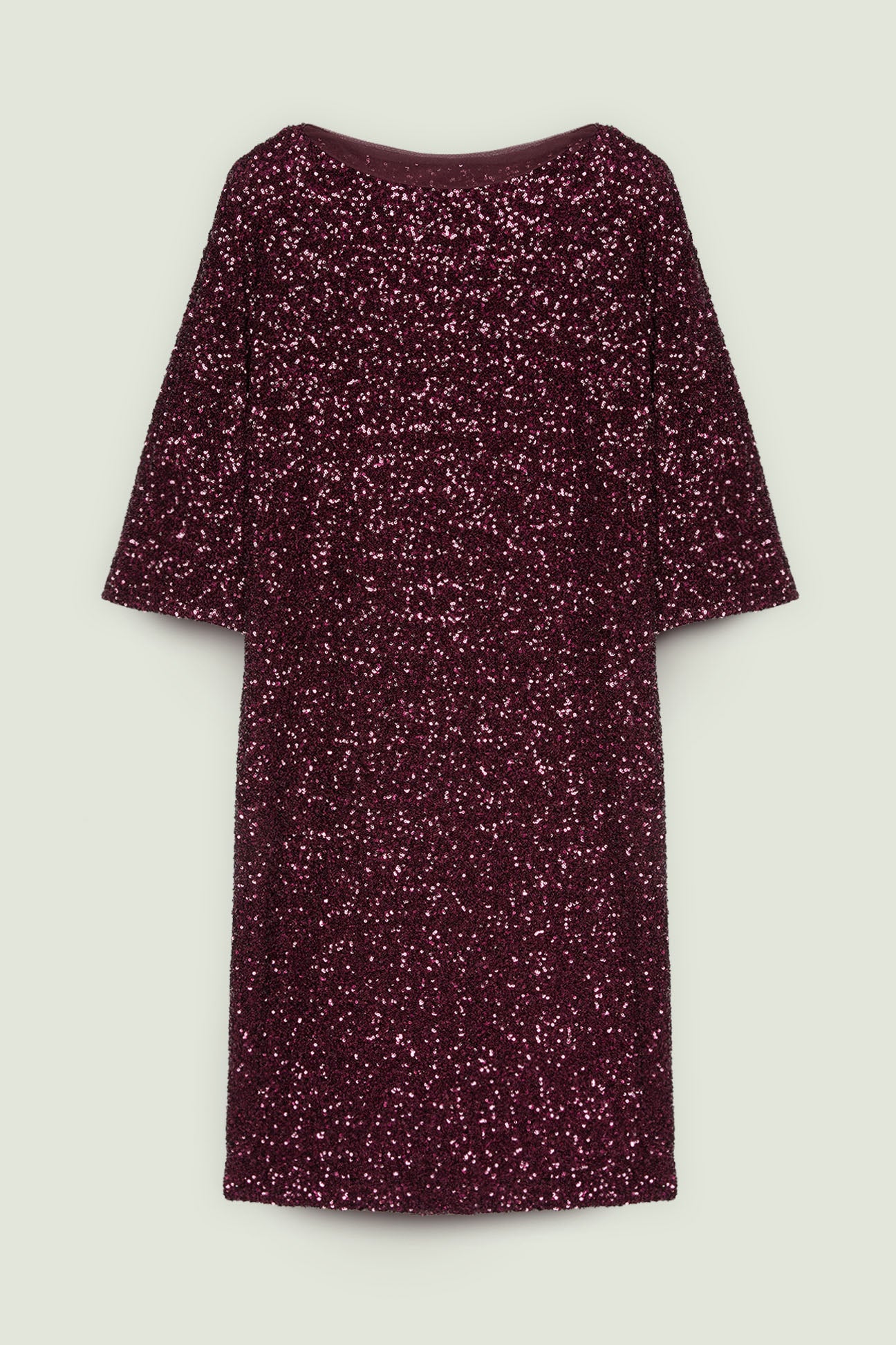 ABITO FULL PAILLETTES BURGUNDY