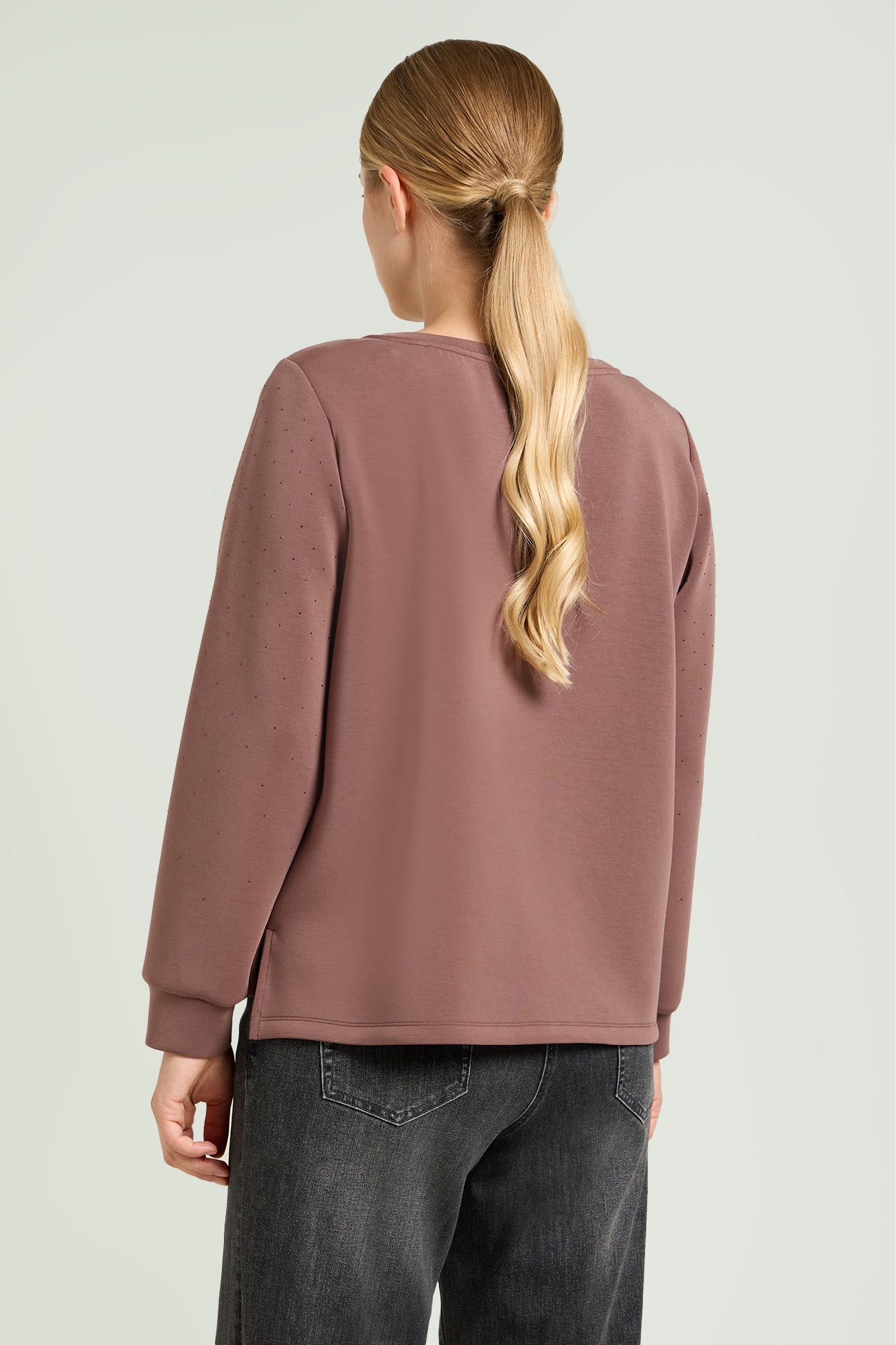 FELPA CON PUNTI LUCE