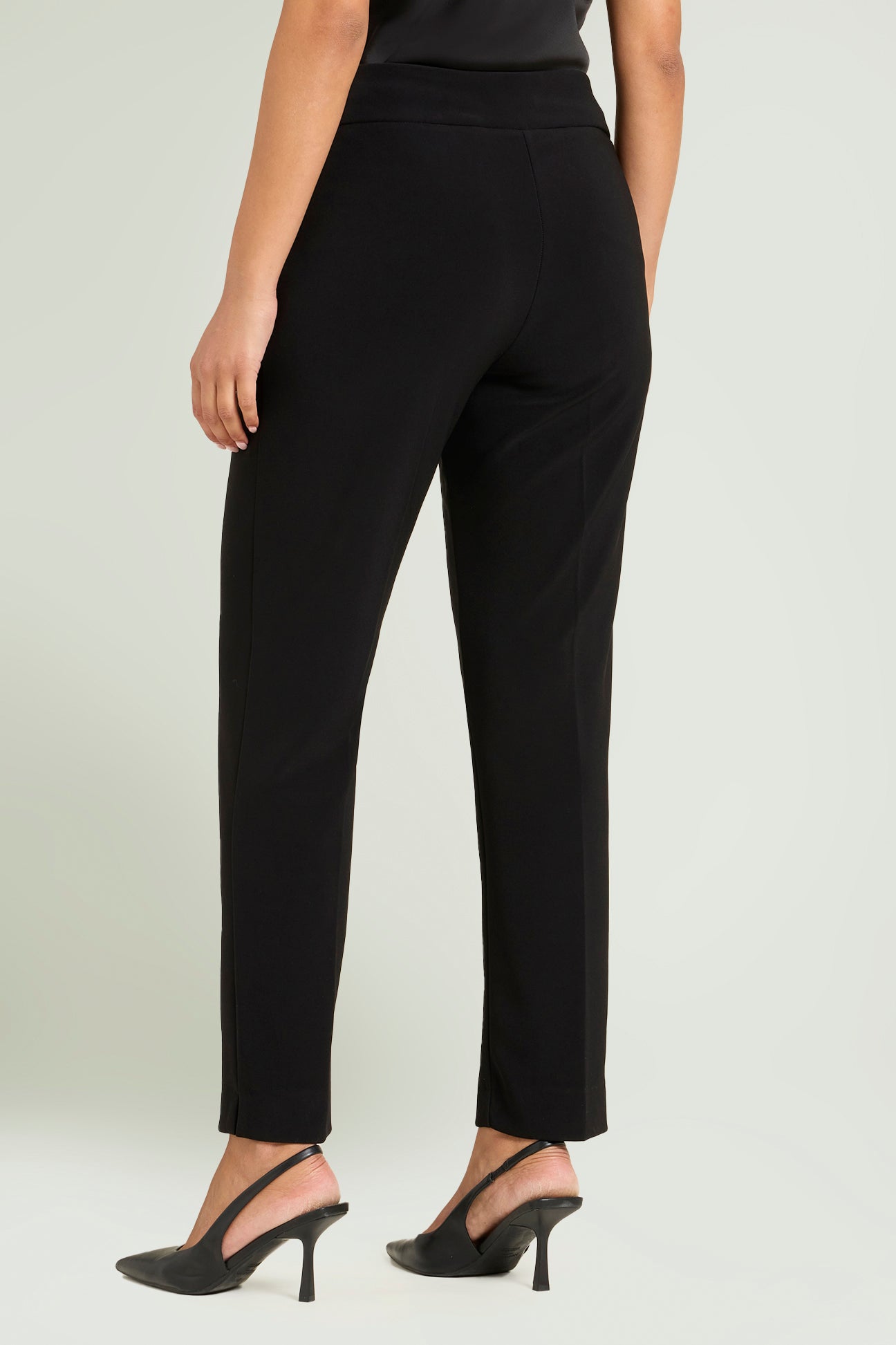 PANTALONI PULL-ON SKINNY IN COMPATTO STRETCH