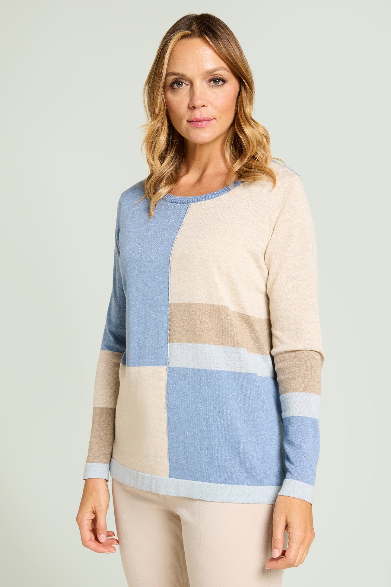 MAGLIA SHINY COLOR BLOCK