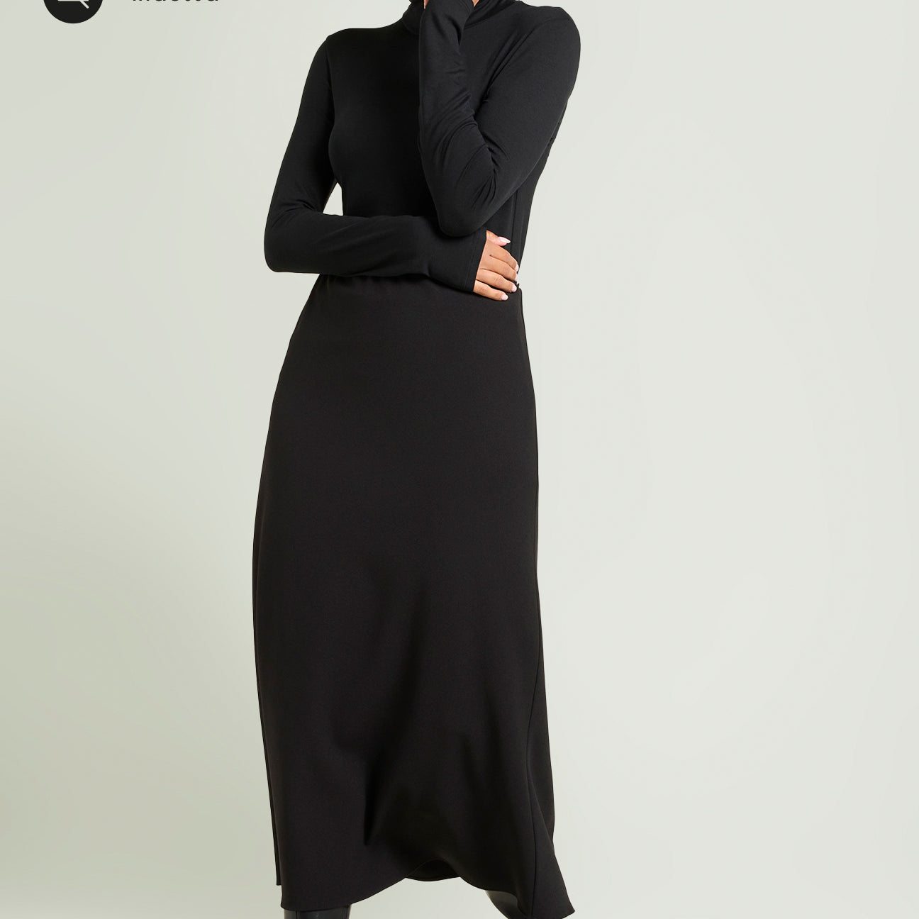 GONNA LUNGA IN SCUBA CREPE