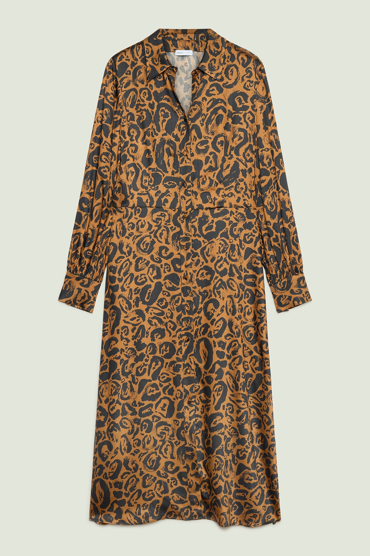 ABITO ANIMALIER IN SATIN