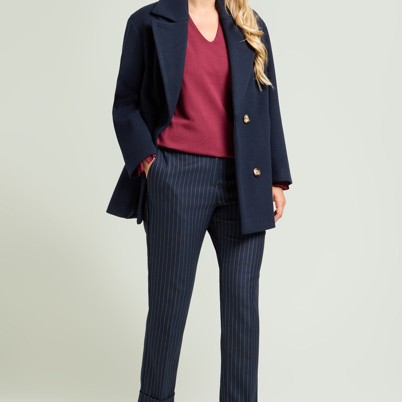 PANTALONI CHINOS GESSATI