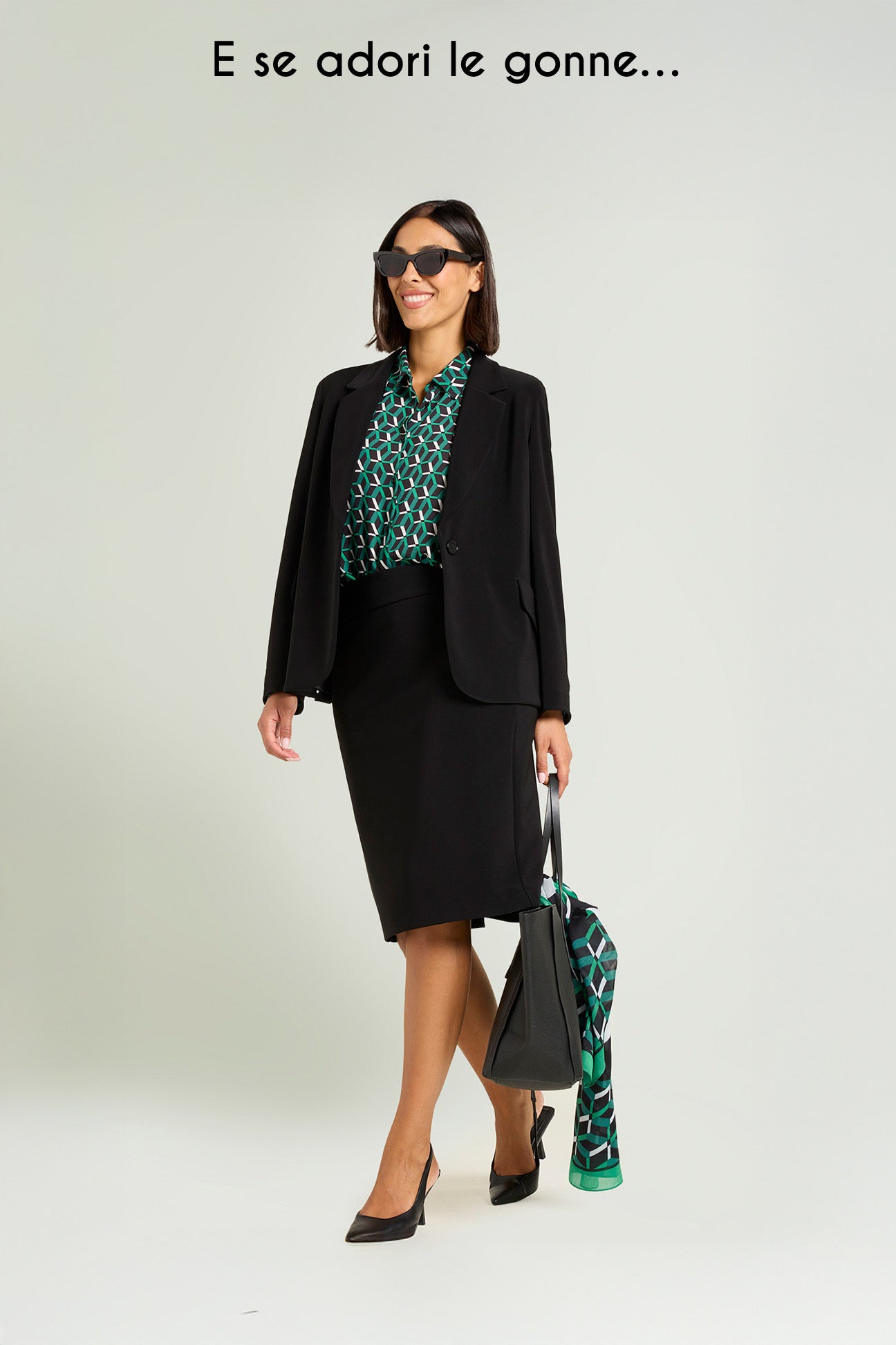 BLAZER IN COMPATTO STRETCH