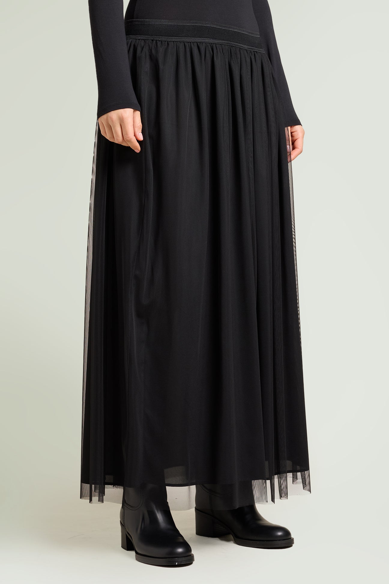 GONNA LUNGA IN TULLE