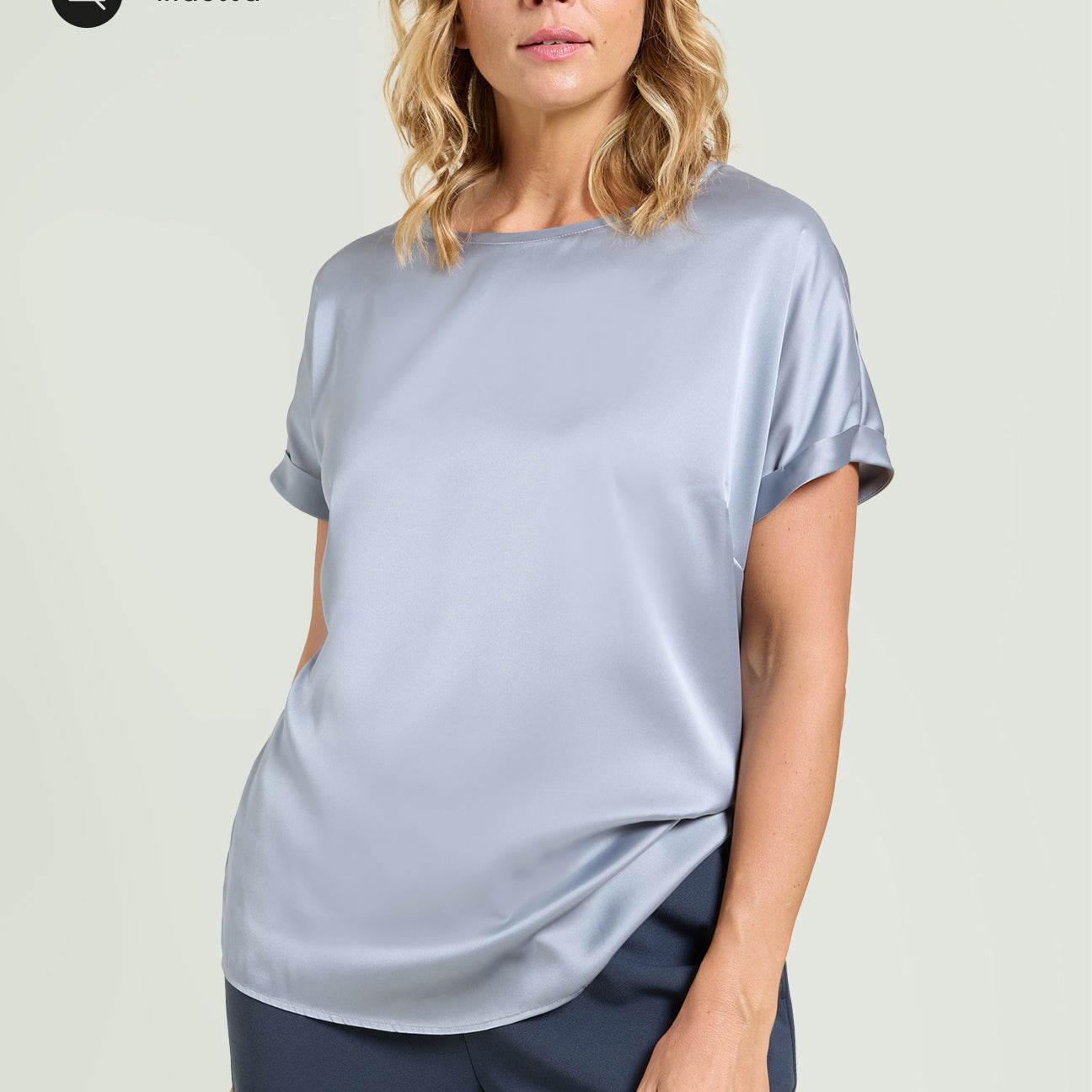 BLUSA IN RASO