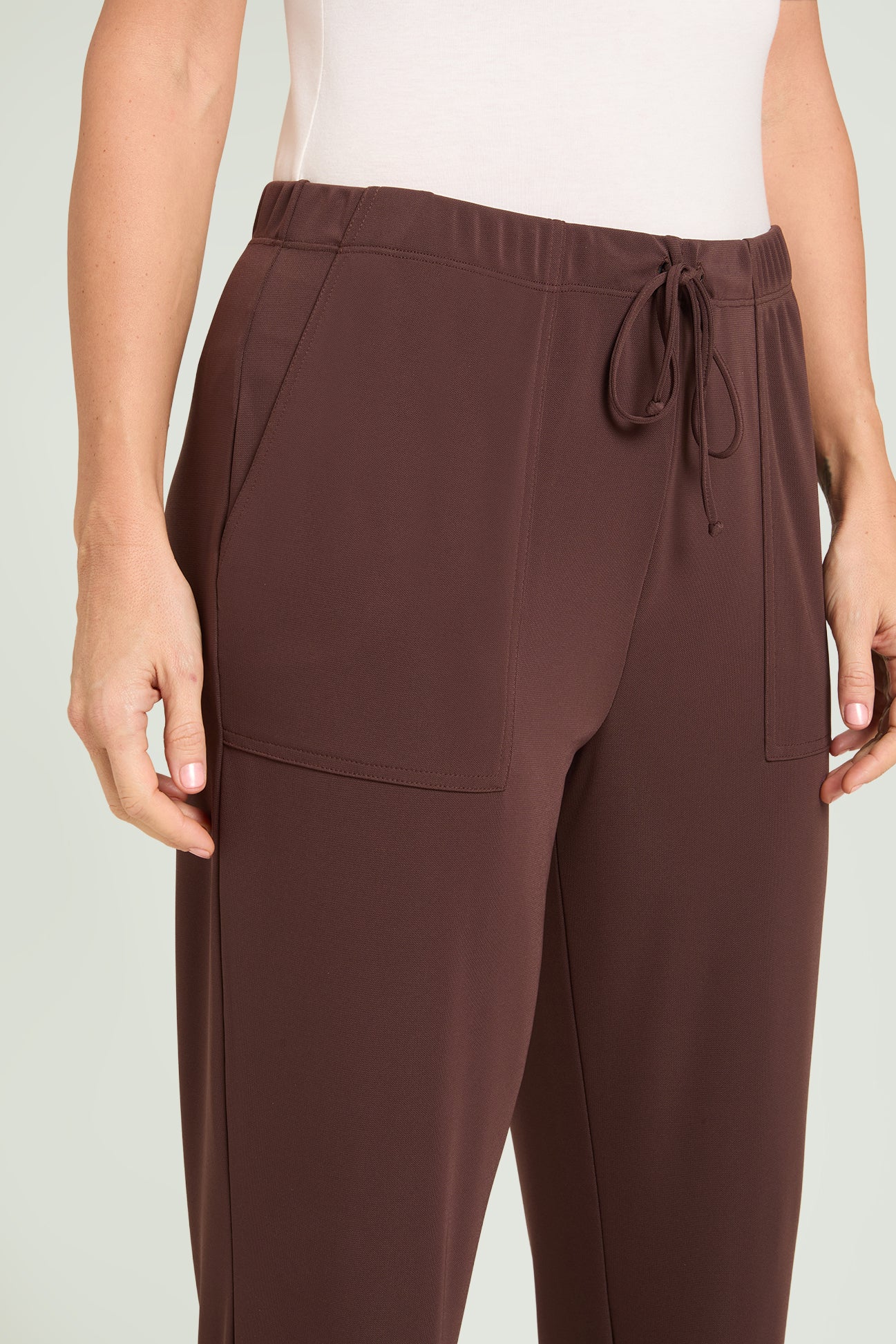 PANTALONI PULL-ON JOGGER IN JERSEY FLUIDO