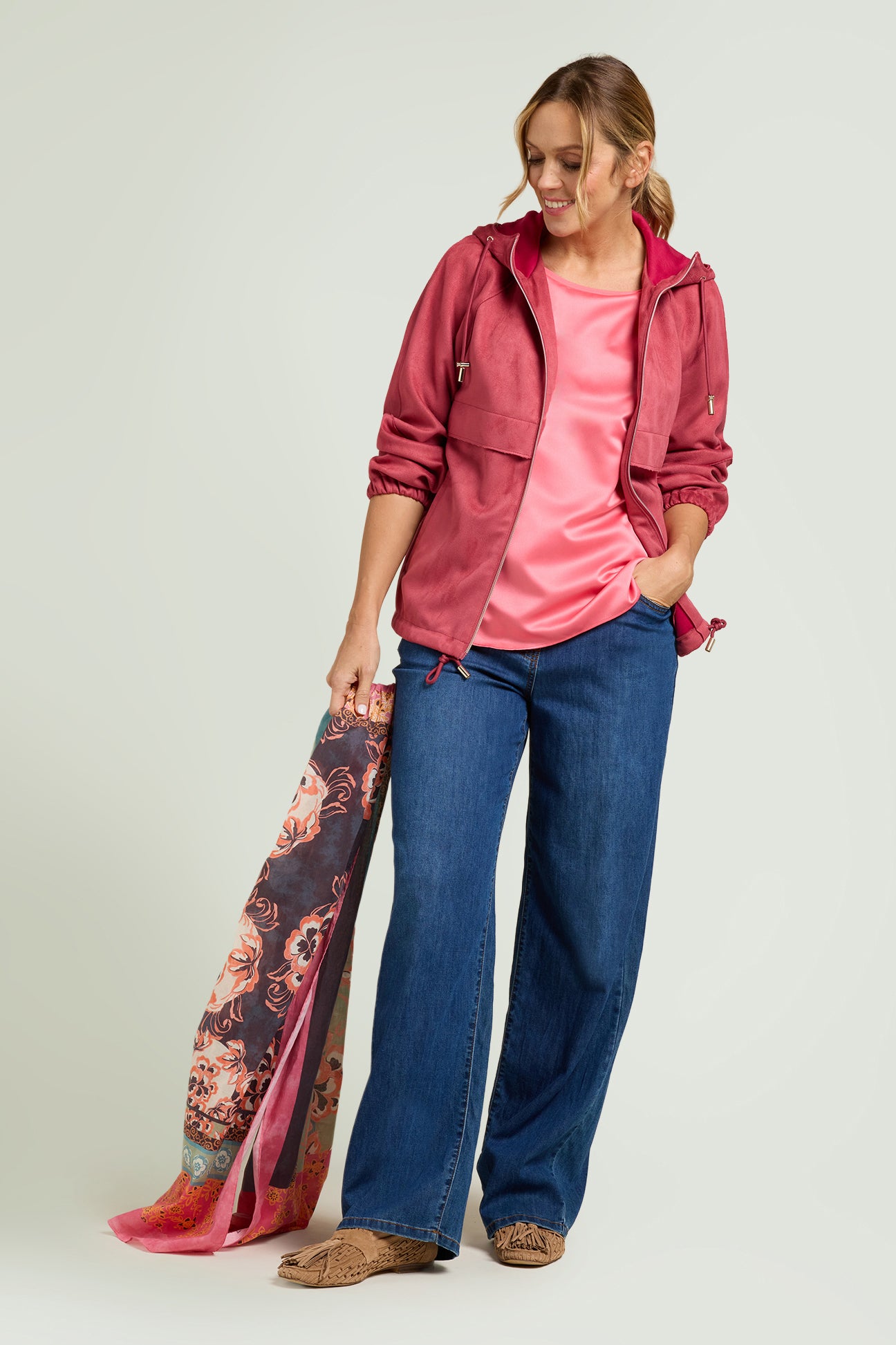 T-SHIRT IN RASO E JERSEY