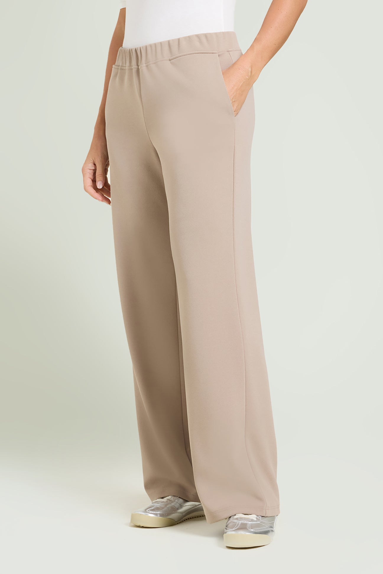 PANTALONI PULL-ON AMPI IN SCUBA CREPE