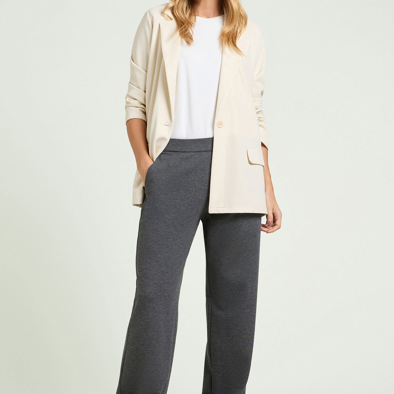 PANTALONI PULL-ON AMPI IN PUNTO MILANO