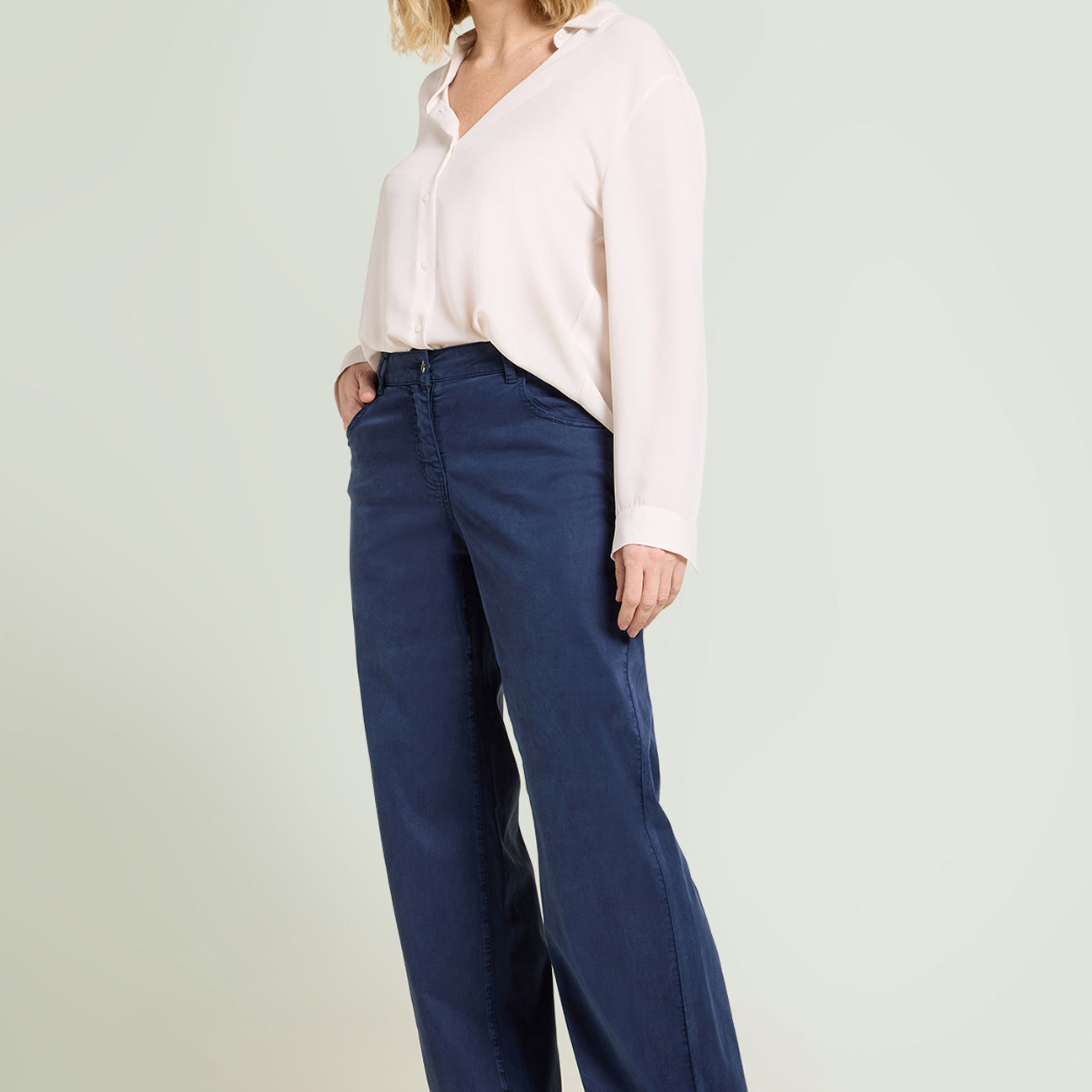 PANTALONI 5 TASCHE WIDE LEG