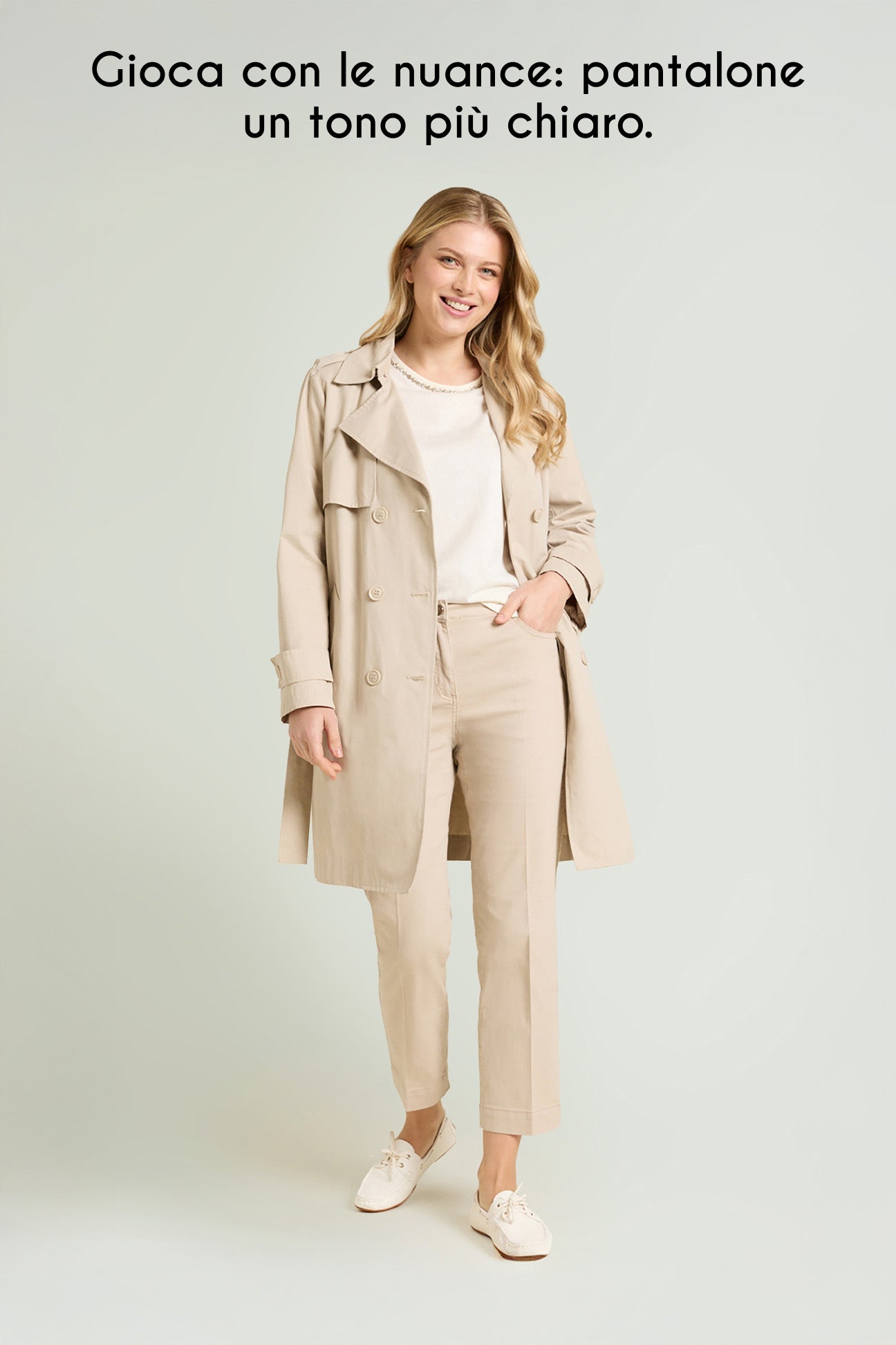 TRENCH CON COLLO RICAMATO