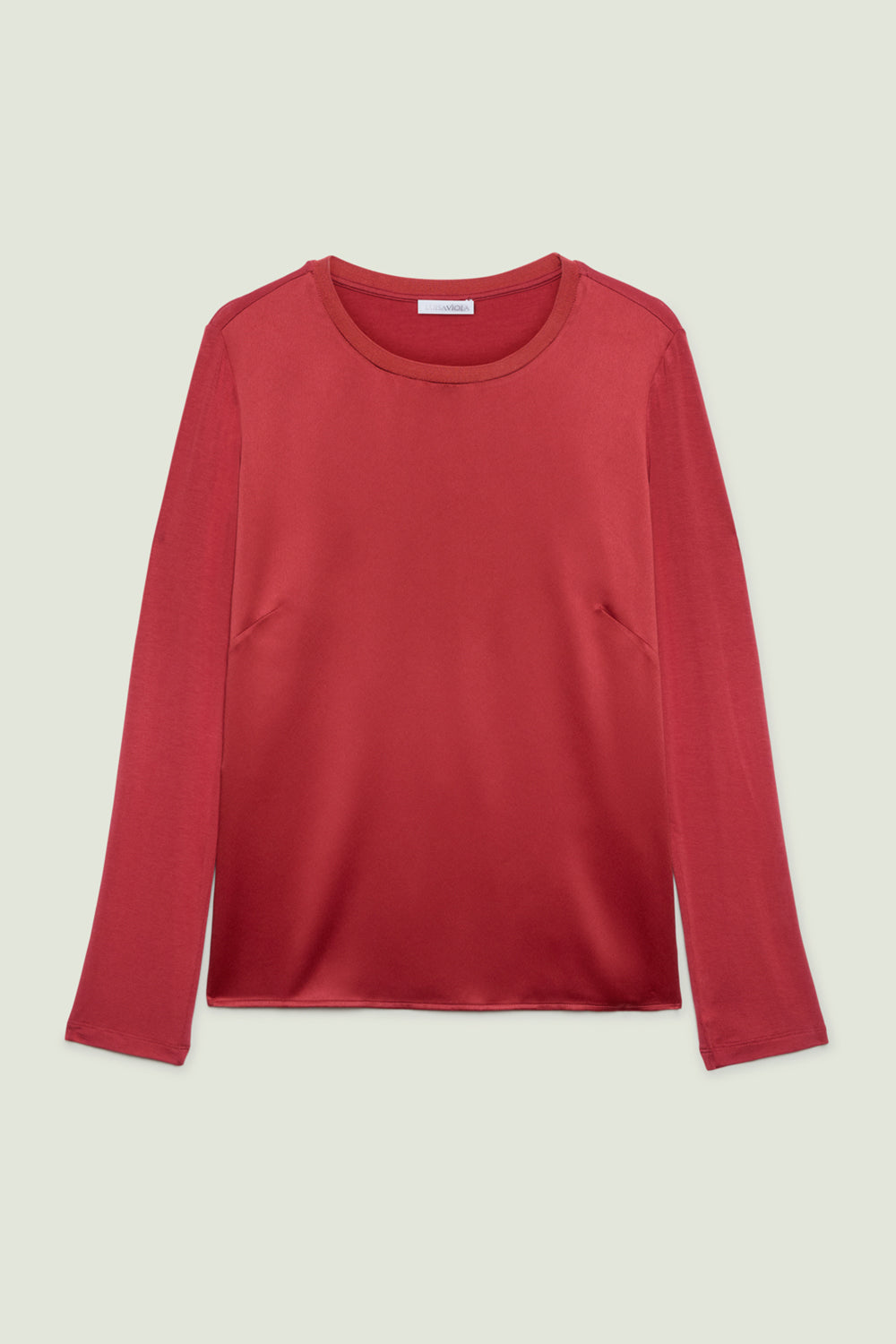 T-SHIRT IN RASO E JERSEY
