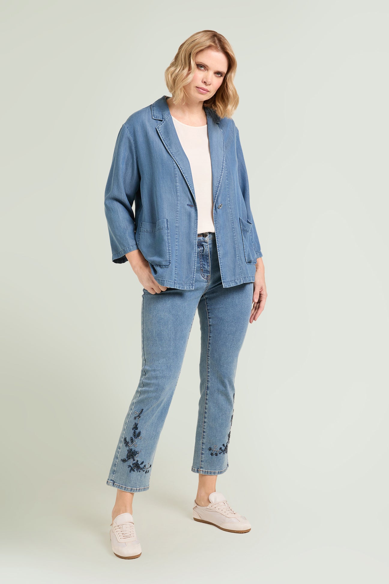GIACCA IN CHAMBRAY
