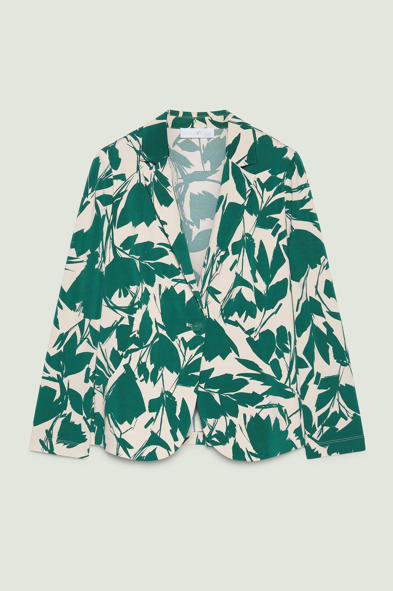 GIACCA IN JERSEY STAMPATO