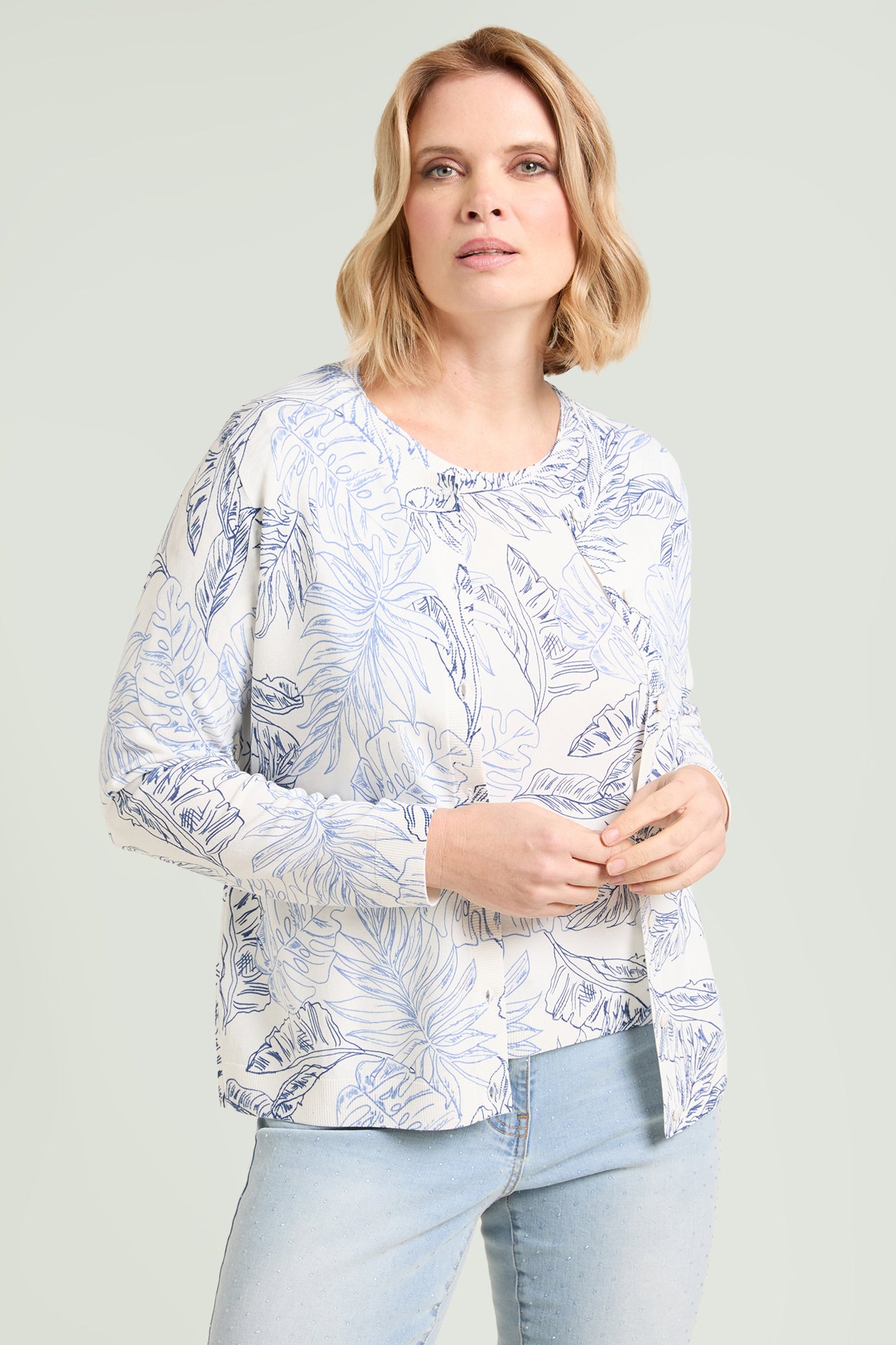 CARDIGAN STAMPATO