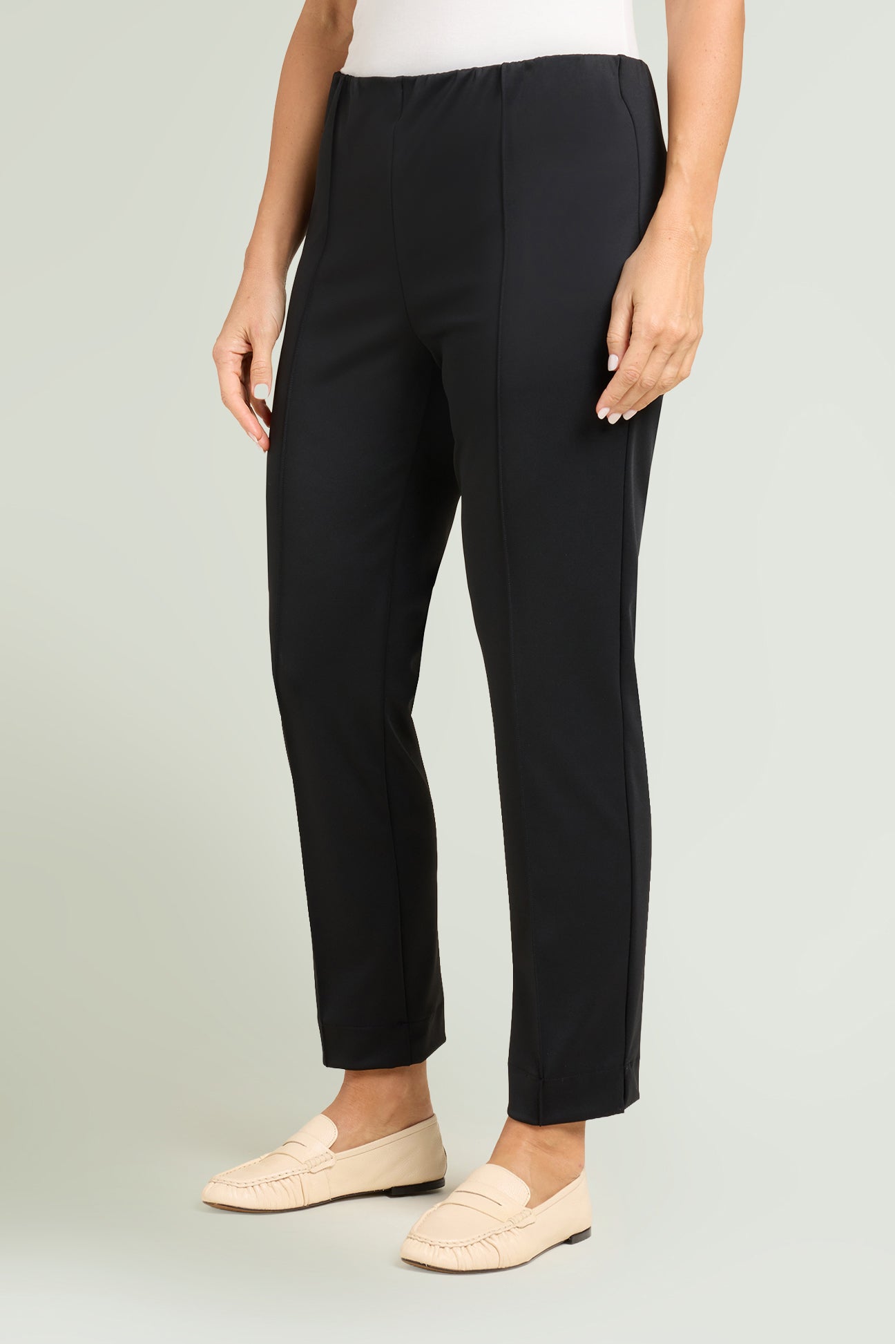 PANTALONI PULL-ON SKINNY IN TECNO-STRETCH